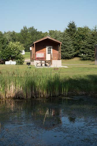 Jennifer's photo of glamping accommodations at Angola/Hogback Lake KOA Holiday near Fremont, IN