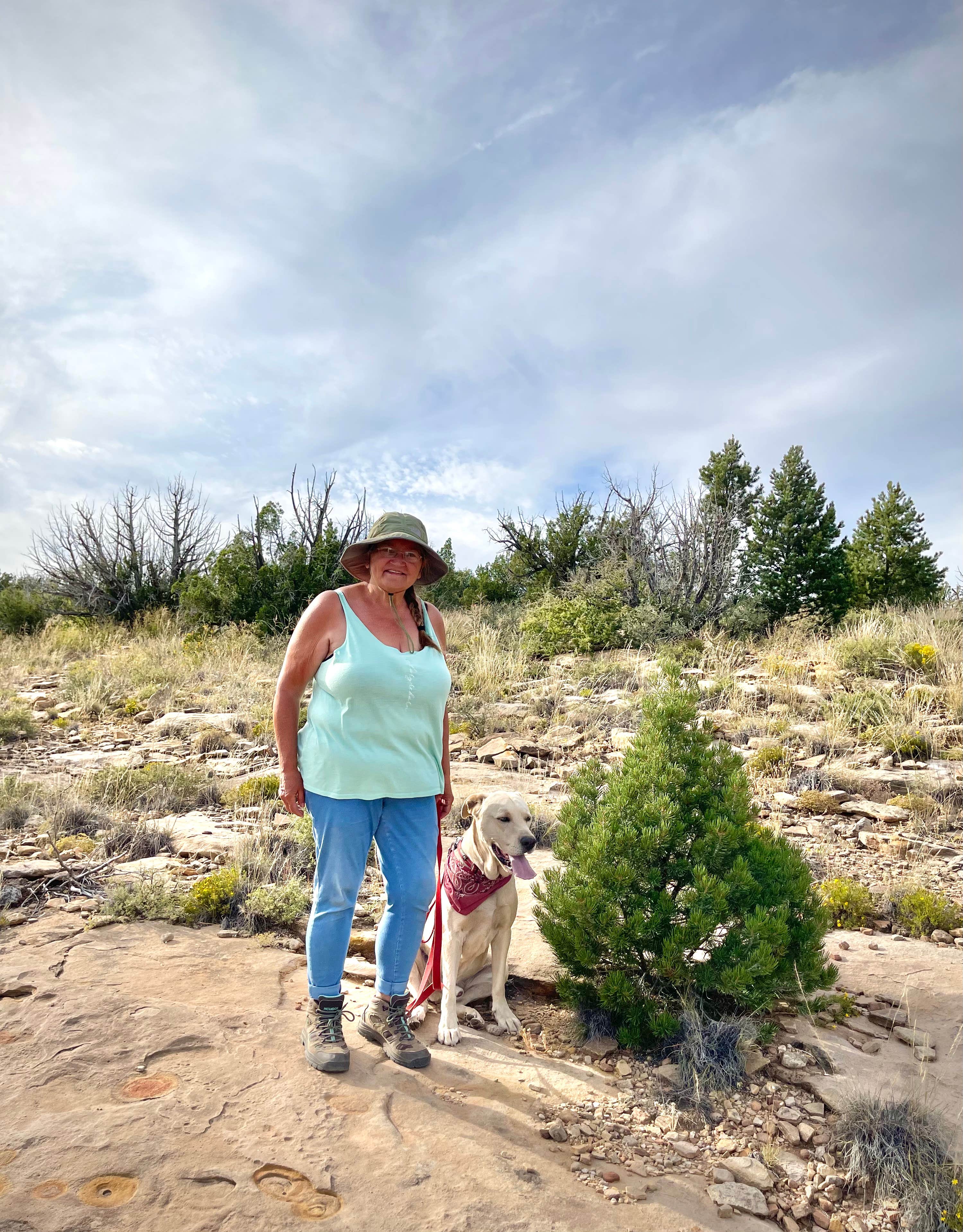 Lee M.'s photo of camping with pets at Rocky Point Campground — Santa Rosa Lake State Park near Santa Rosa, NM