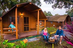 Jennifer's photo of a cabin at St. Petersburg-Madeira Beach KOA Holiday near Temple Terrace, FL