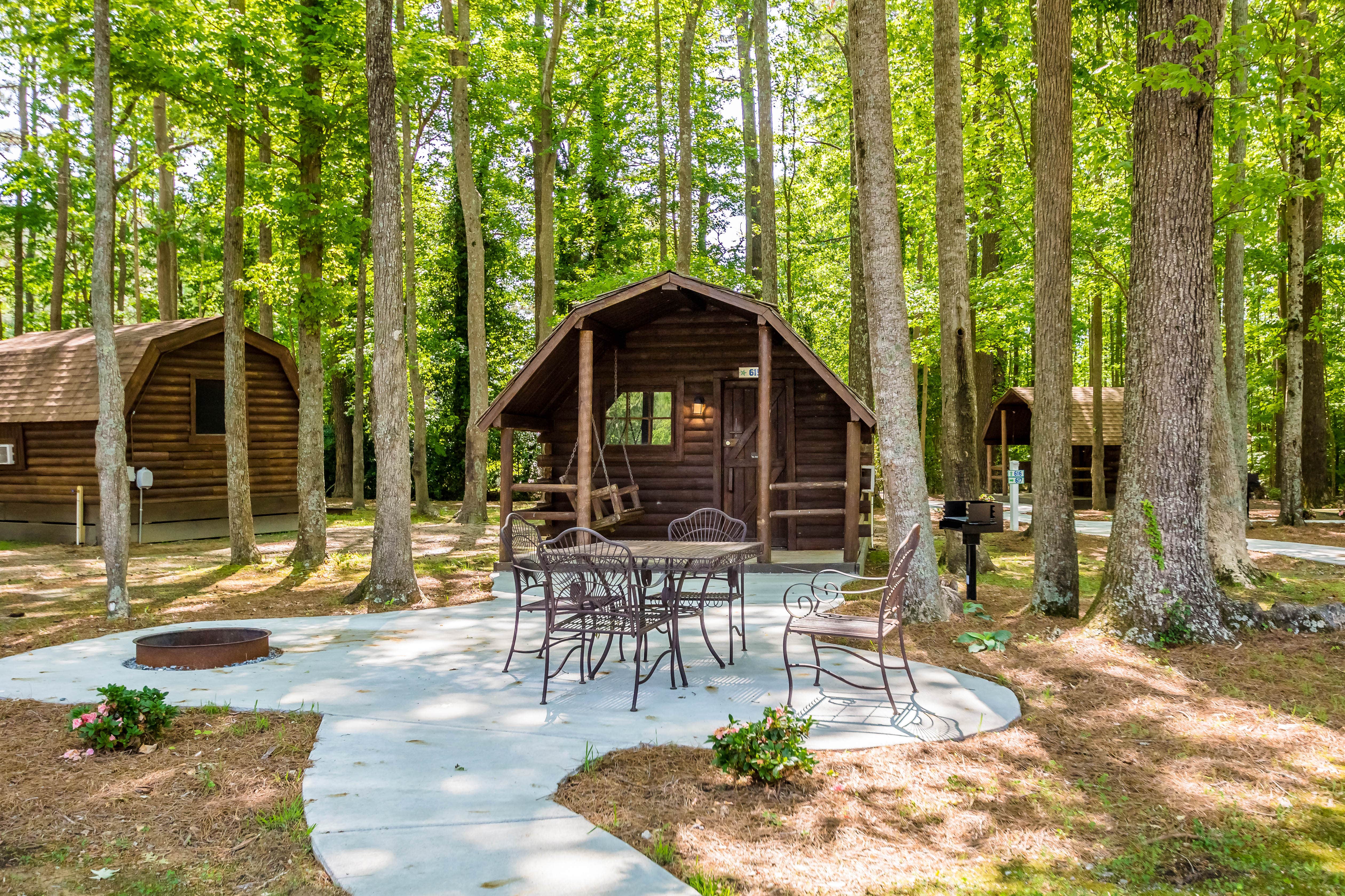Jennifer's photo of a cabin at Virginia Beach KOA near Hampton, VA