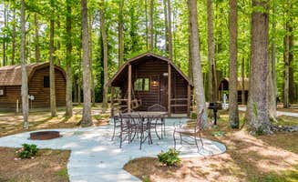 Jennifer's photo of a cabin at Virginia Beach KOA near Knotts Island, NC