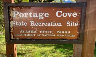 Camping near Sheep Camp — Klondike Gold Rush National Historical Park: Portage Cove Campground, Haines, Alaska
