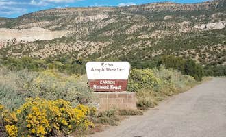 Camping near Ghost Ranch: Echo Campground, Canjilon, New Mexico