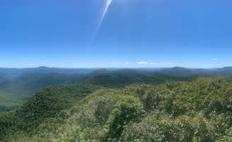 William S.'s photo of a dispersed camping area at Albert Mountain Firetower Dispersed Campsite near Seneca, SC