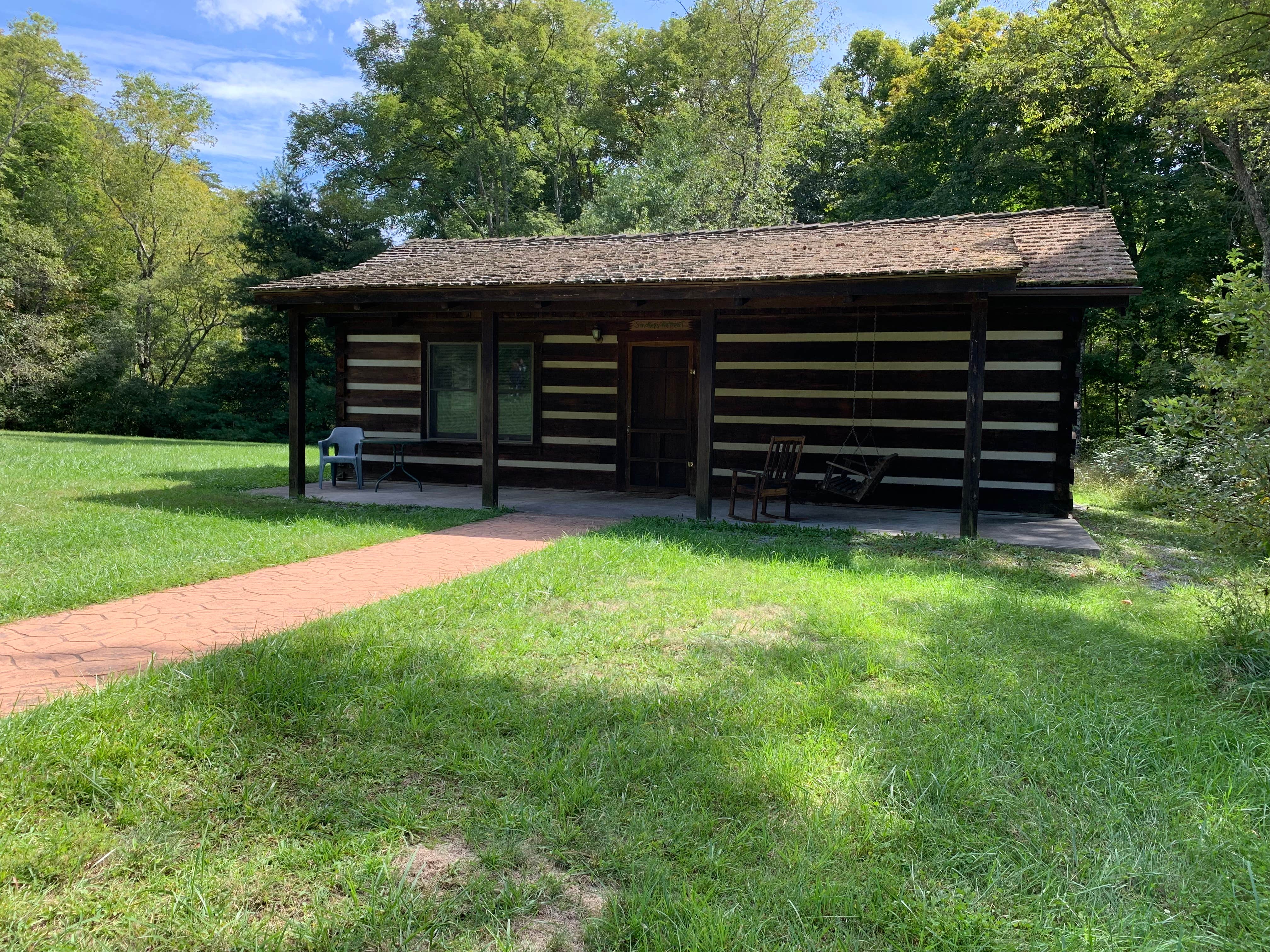 Gwynn G.'s photo of a cabin at Stony Fork Campground near Bluestone Lake