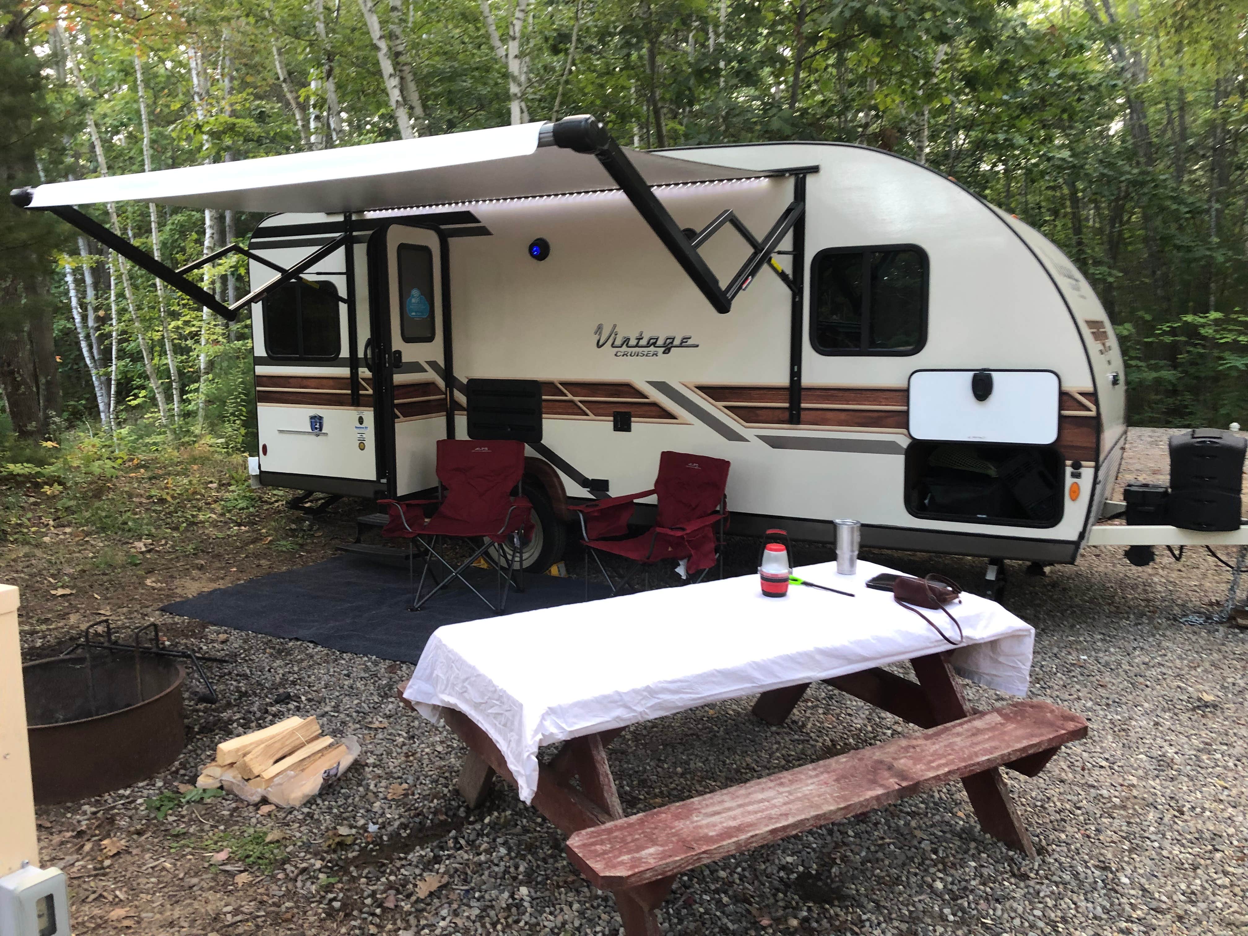 Chris's photo of rv camping at Sandy Pines Campground near Cape Porpoise, ME