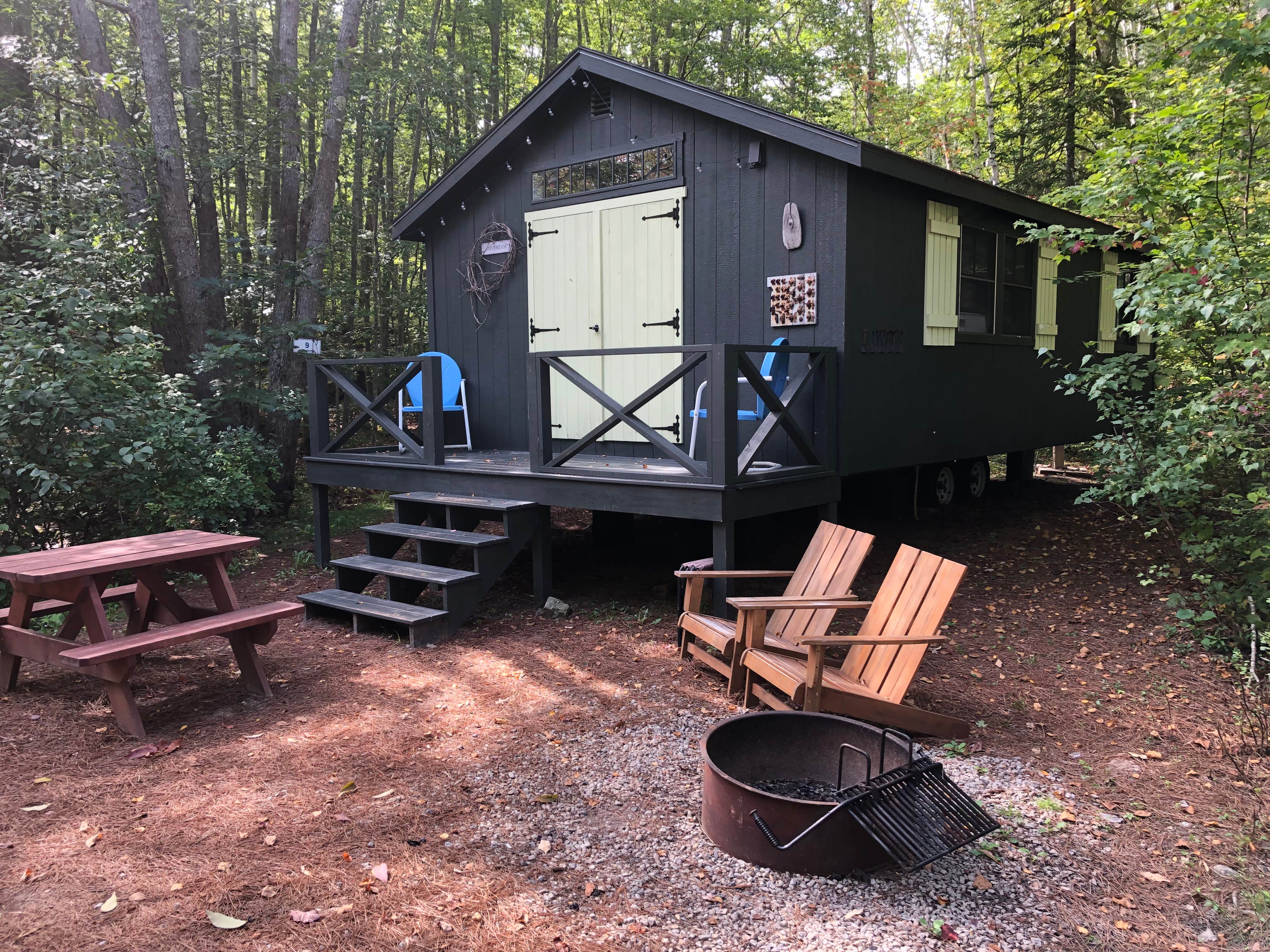 Chris's photo of glamping accommodations at Sandy Pines Campground near York Beach, ME