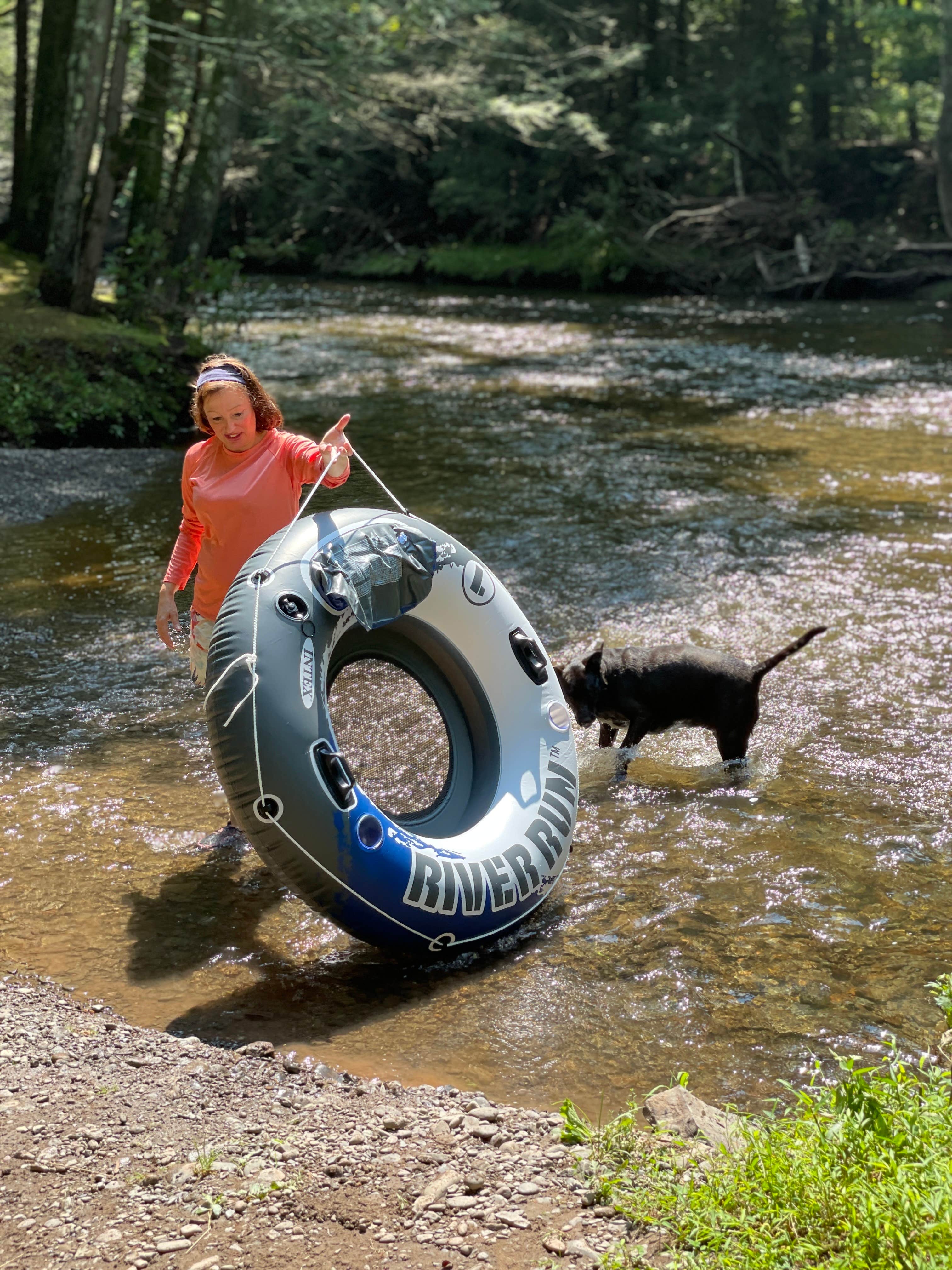 Sheri D.'s photo of camping with pets at Rip Van Winkle Campgrounds near Pleasant Valley, NY