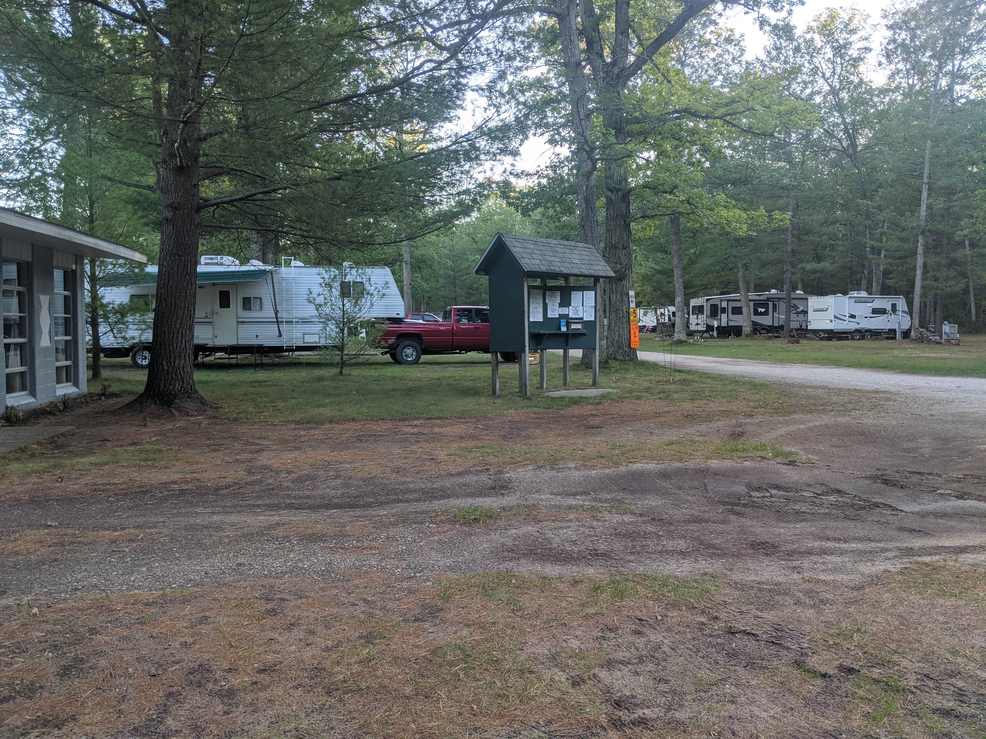 Camping near Nichols Lake South Campground: Pickerel Lakeside Campground and Cottages, Bitely, Michigan