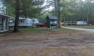 Camping near Pine Meadows: Pickerel Lakeside Campground and Cottages, Bitely, Michigan