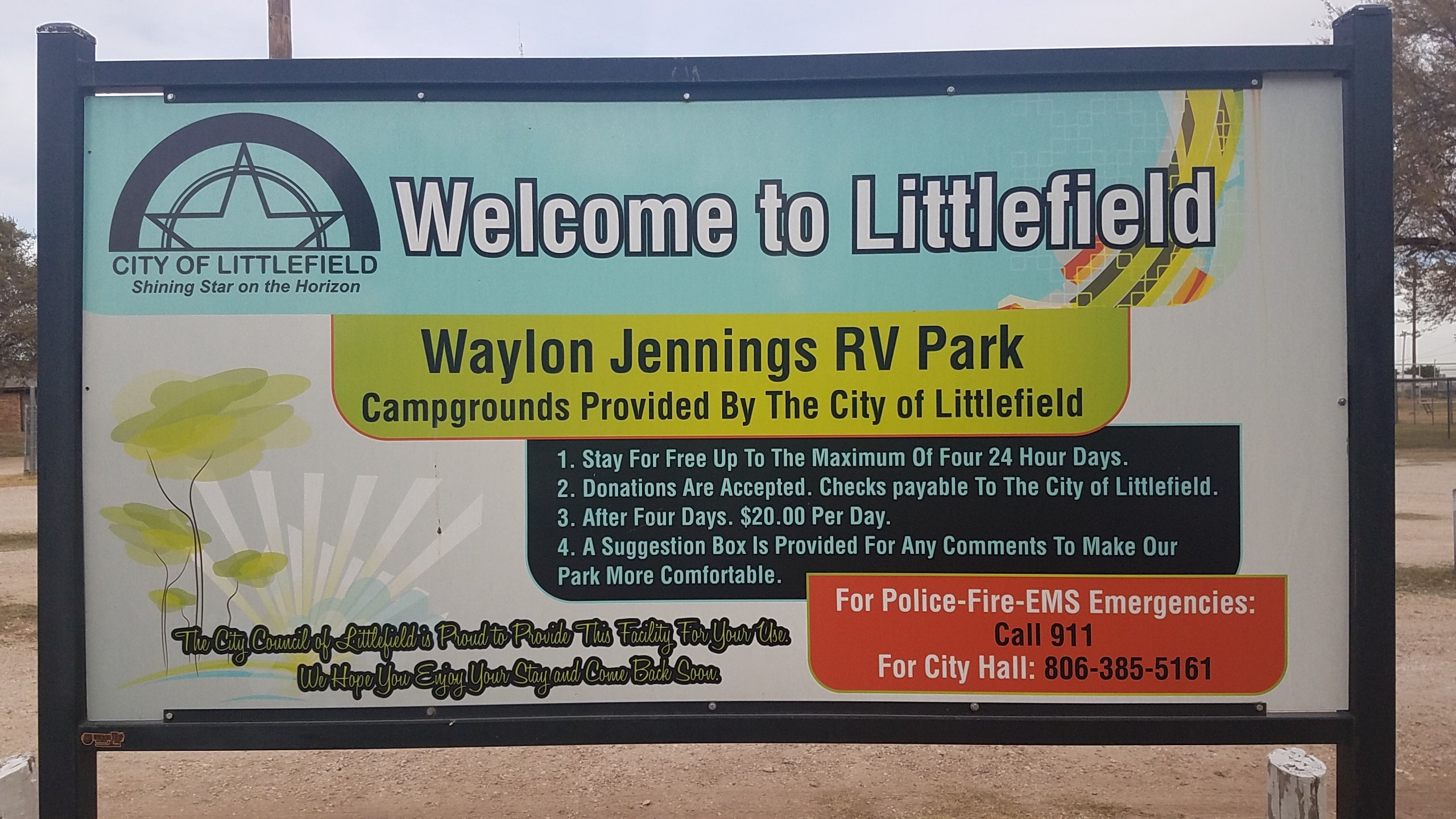 Camper submitted image from Waylon Jennings RV Park - 1