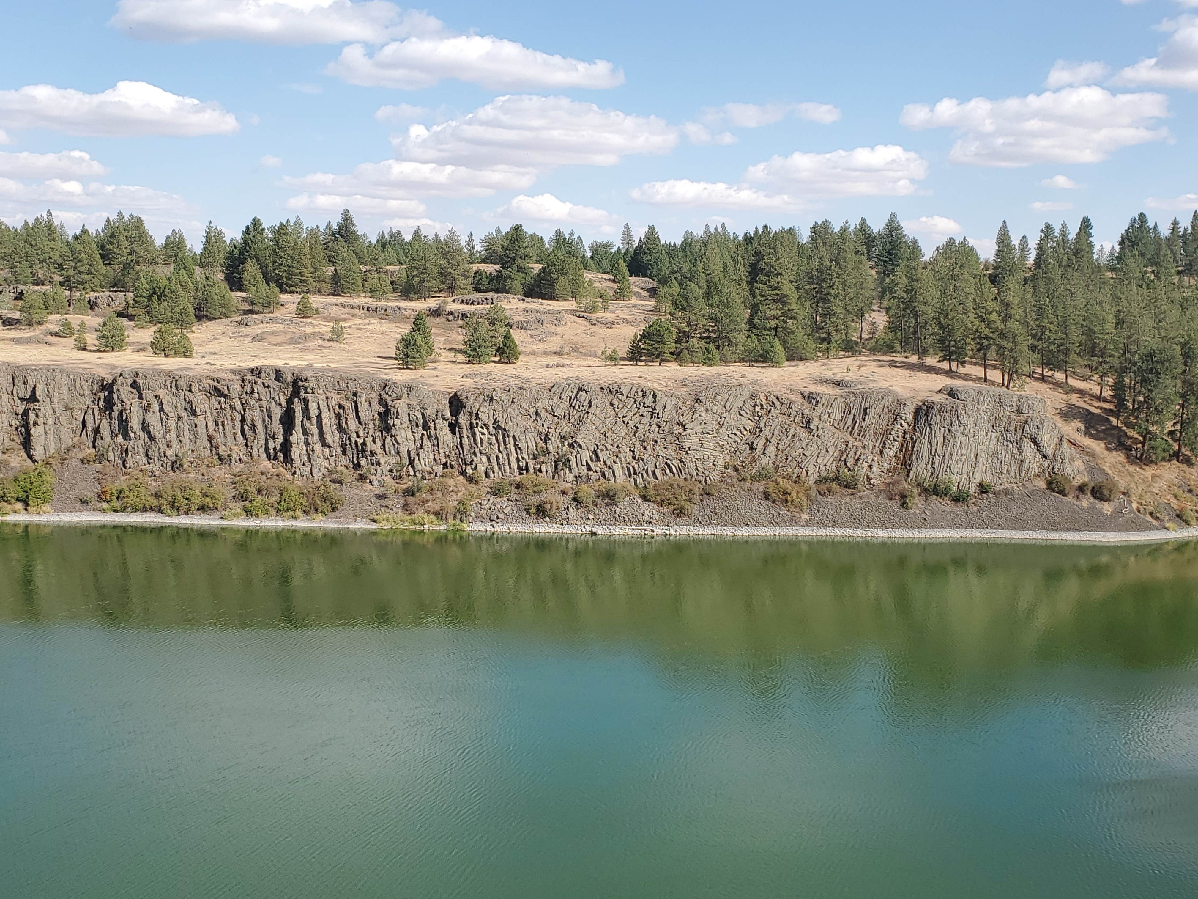kara H.'s photo of a dispersed camping area at Hog Lake Campground near Nine Mile Falls, WA