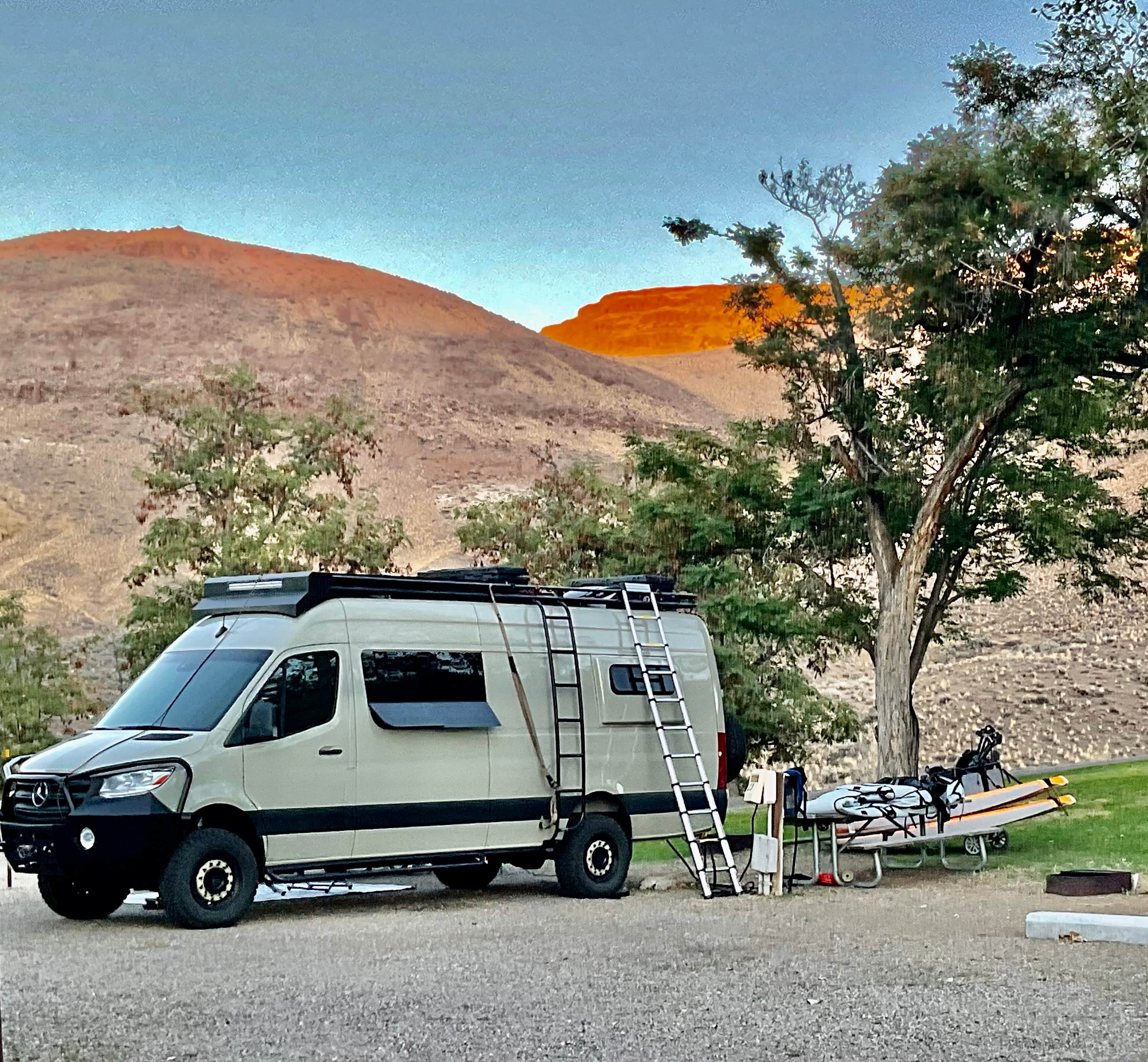 Claire M.'s photo of rv camping at McCormack Campground — Lake Owyhee State Park near Harper, OR
