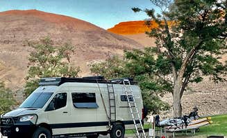 Claire M.'s photo of rv camping at McCormack Campground — Lake Owyhee State Park near Harper, OR