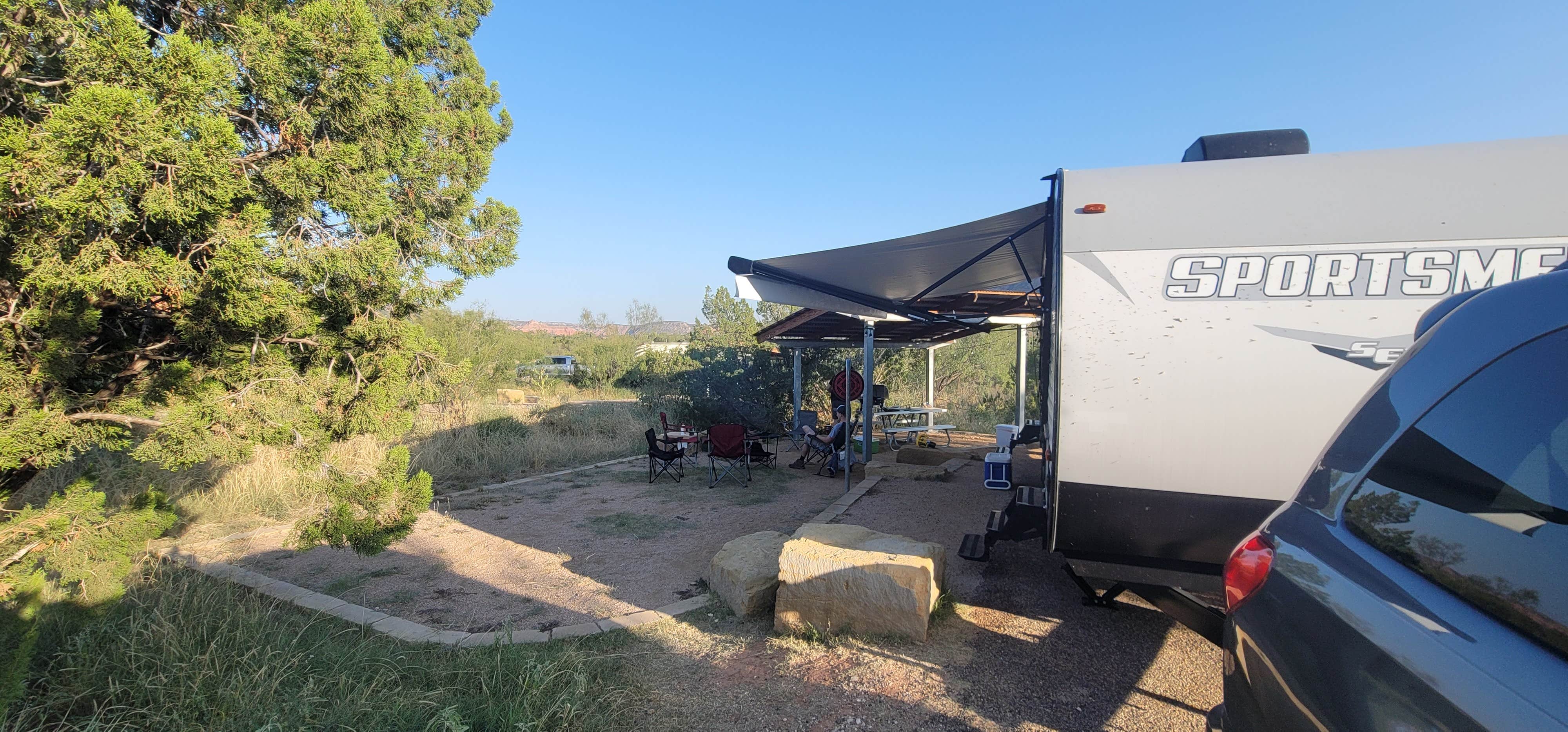 Tyler's photo of rv camping at Juniper Campground — Palo Duro Canyon State Park near Amarillo, TX
