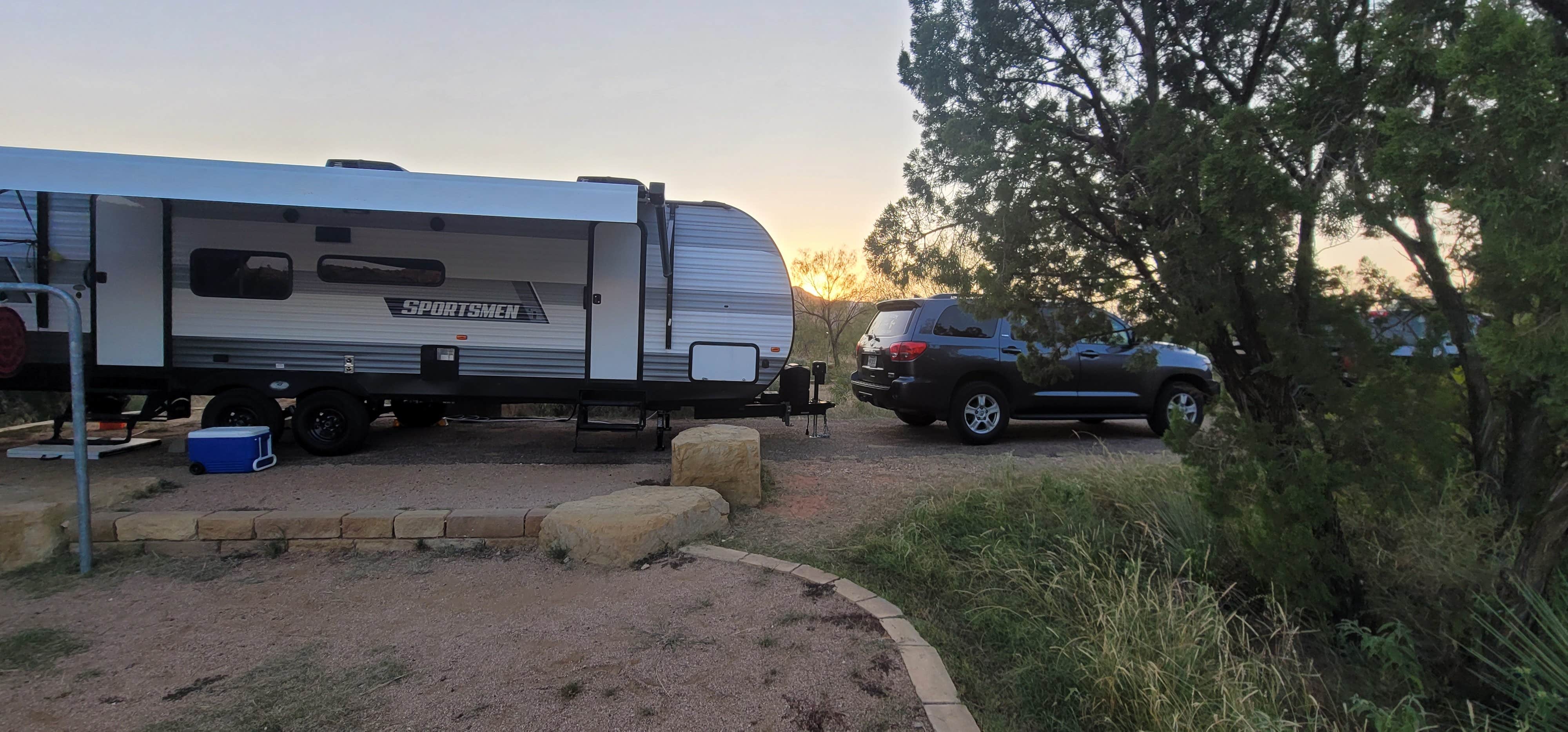 Tyler's photo of rv camping at Juniper Campground — Palo Duro Canyon State Park near Lake Meredith National Recreation Area