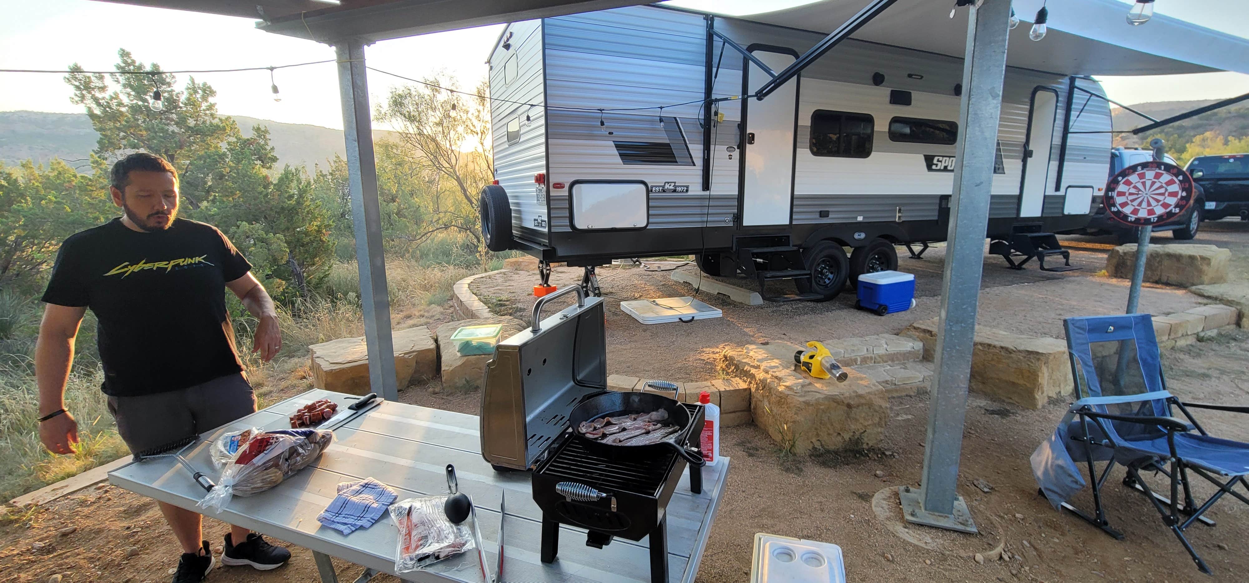 Tyler's photo of rv camping at Juniper Campground — Palo Duro Canyon State Park near Canyon, TX