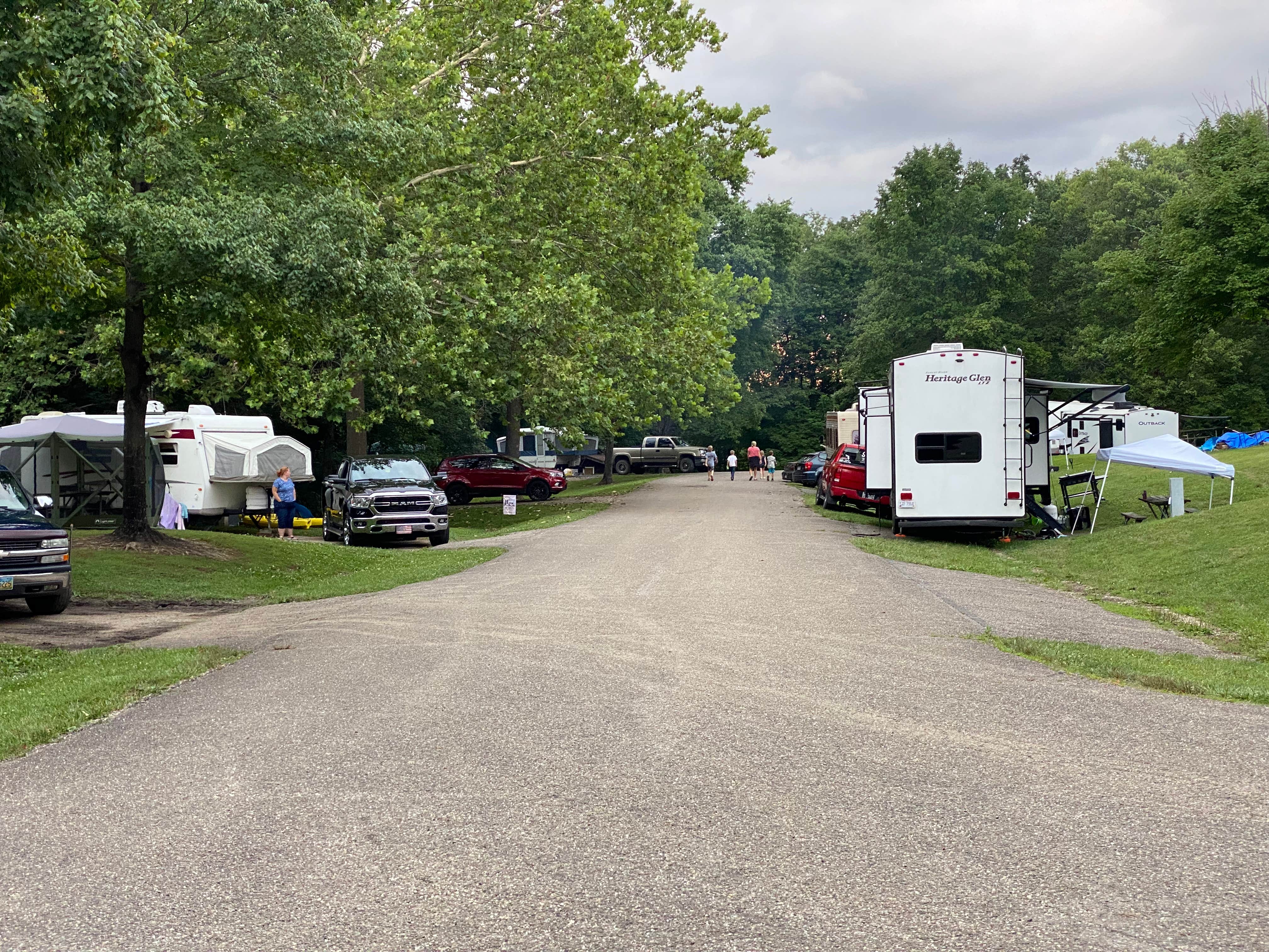 Shannon G.'s photo of rv camping at Wolf Run State Park Campground near Lore City, OH