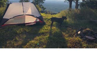 Camping near Pinhoti Trail Backcountry after passing McDill Point — Cheaha State Park: Pinhoti Trail Backcountry Campground — Cheaha State Park, Delta, Alabama