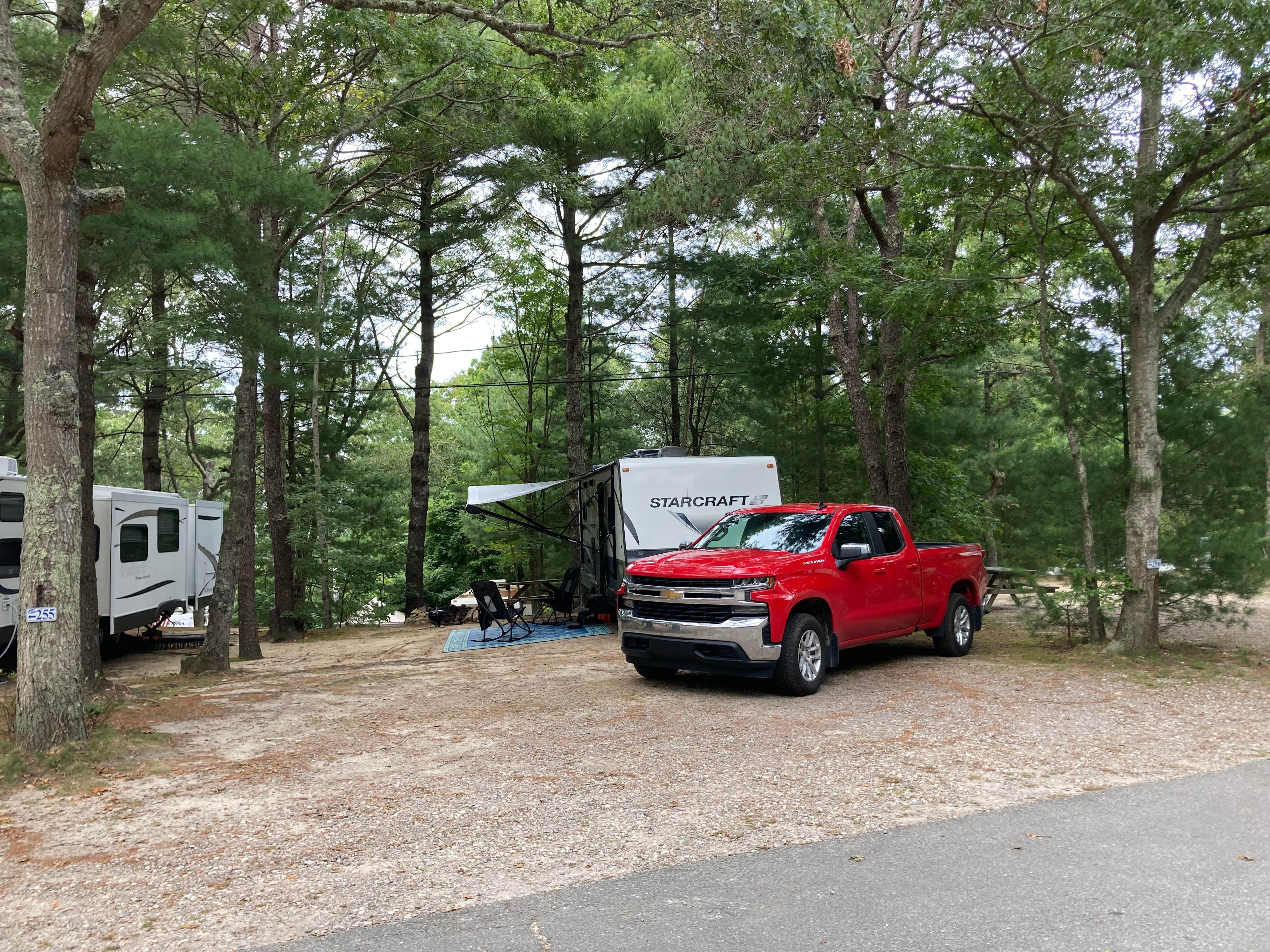 Lisa D.'s photo of rv camping at Bay View Campground near Sandwich, MA
