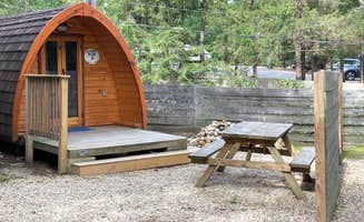 Lisa D.'s photo of a cabin at Bay View Campground near Barnstable Town, MA
