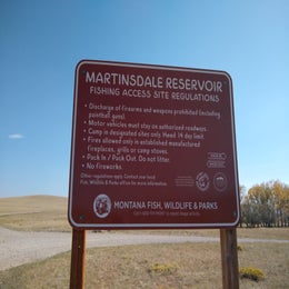 Martinsdale Reservoir Montana FWP