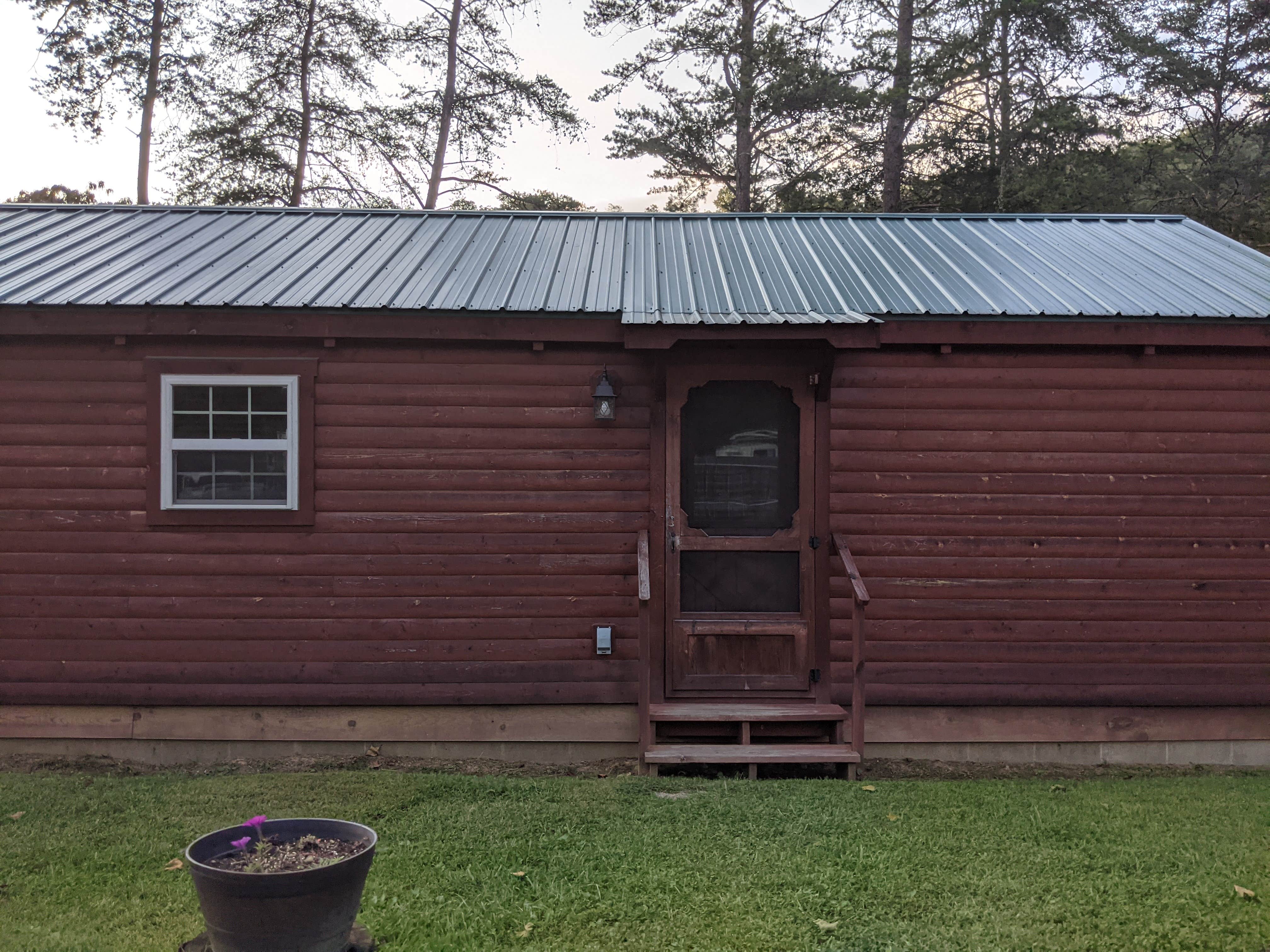 Andrew S.'s photo of a cabin at Rippling Waters Church of God Campgrounds near Duck, WV