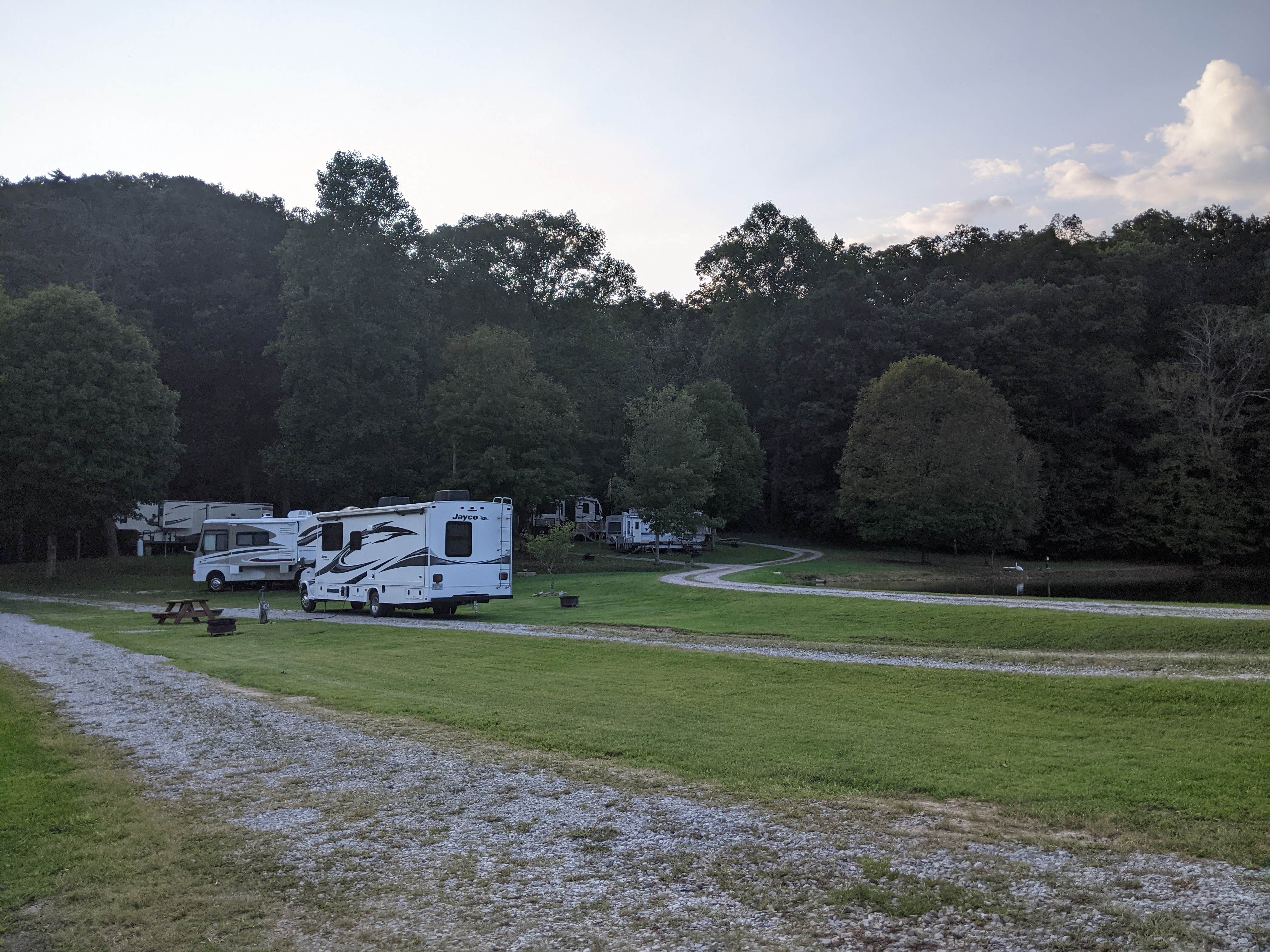 Andrew S.'s photo of rv camping at Rippling Waters Church of God Campgrounds near Point Pleasant, WV