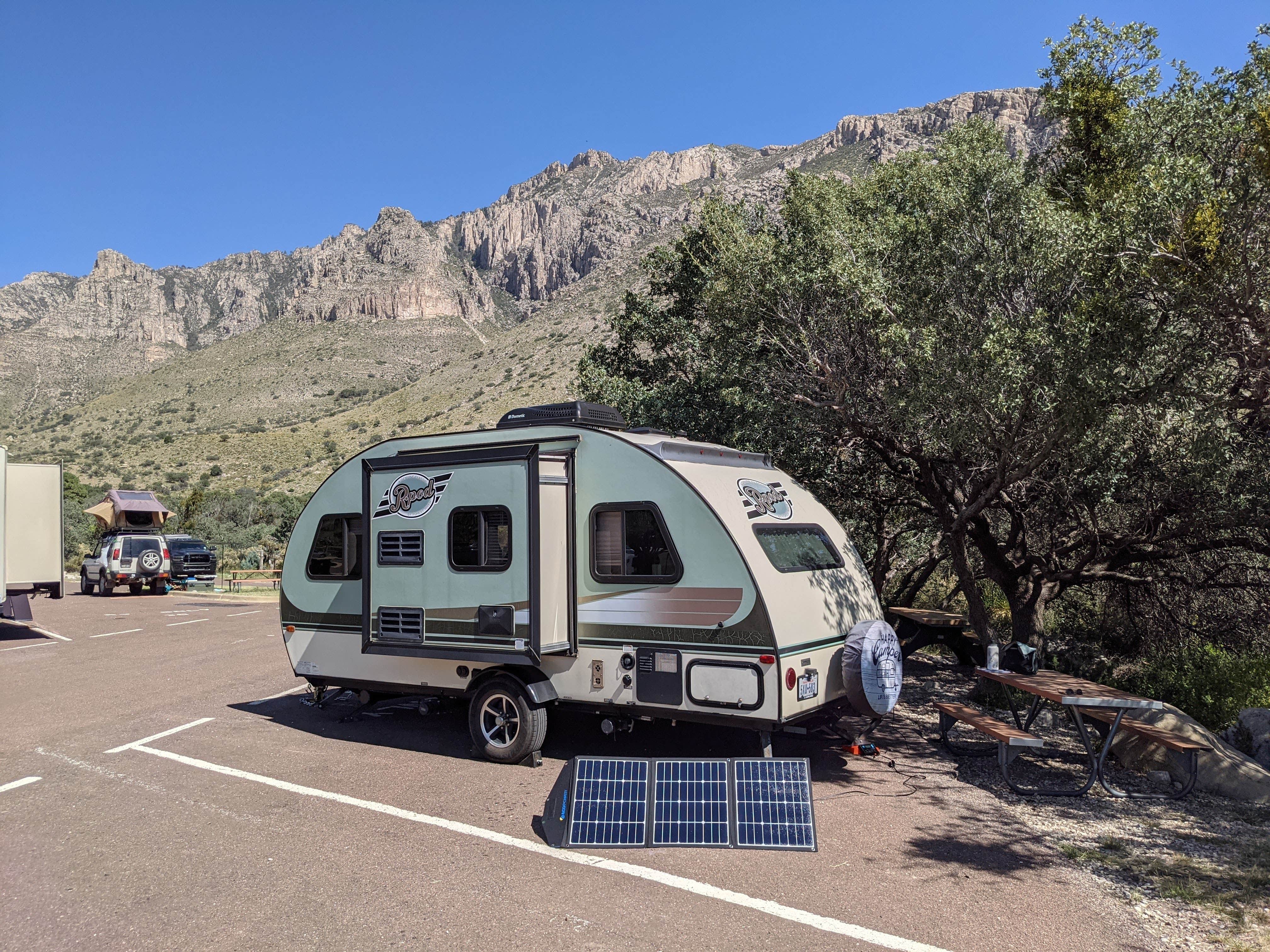 Laura F.'s photo of rv camping at Pine Springs Campground — Guadalupe Mountains National Park near Guadalupe Mountains National Park