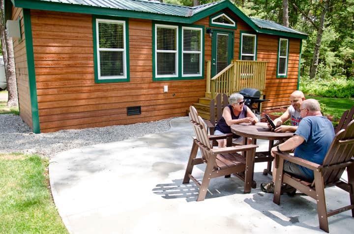 Michael's photo of glamping accommodations at Boston/Cape Cod KOA near Millville, MA