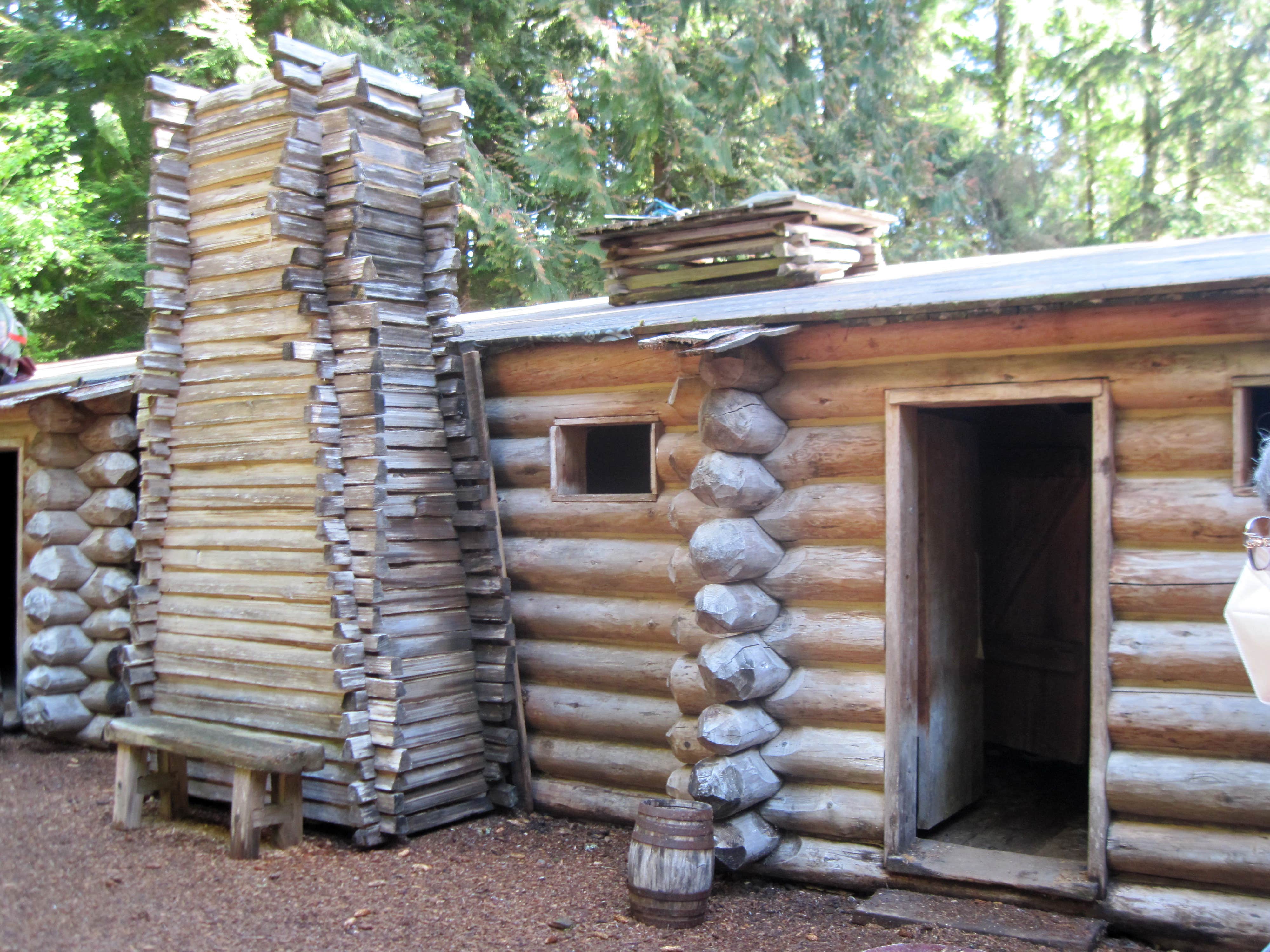 Robert D.'s photo of a cabin at Fort Stevens State Park Campground near Cathlamet, WA