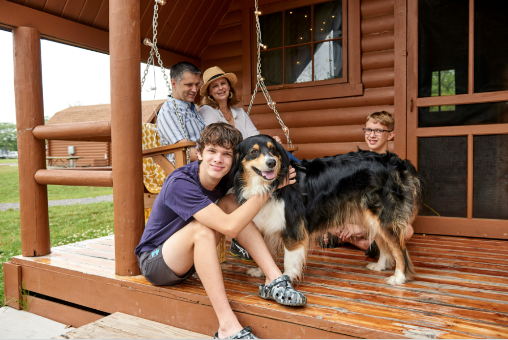 Michael's photo of glamping accommodations at Niagara Falls/Grand Island KOA Holiday near Gowanda, NY