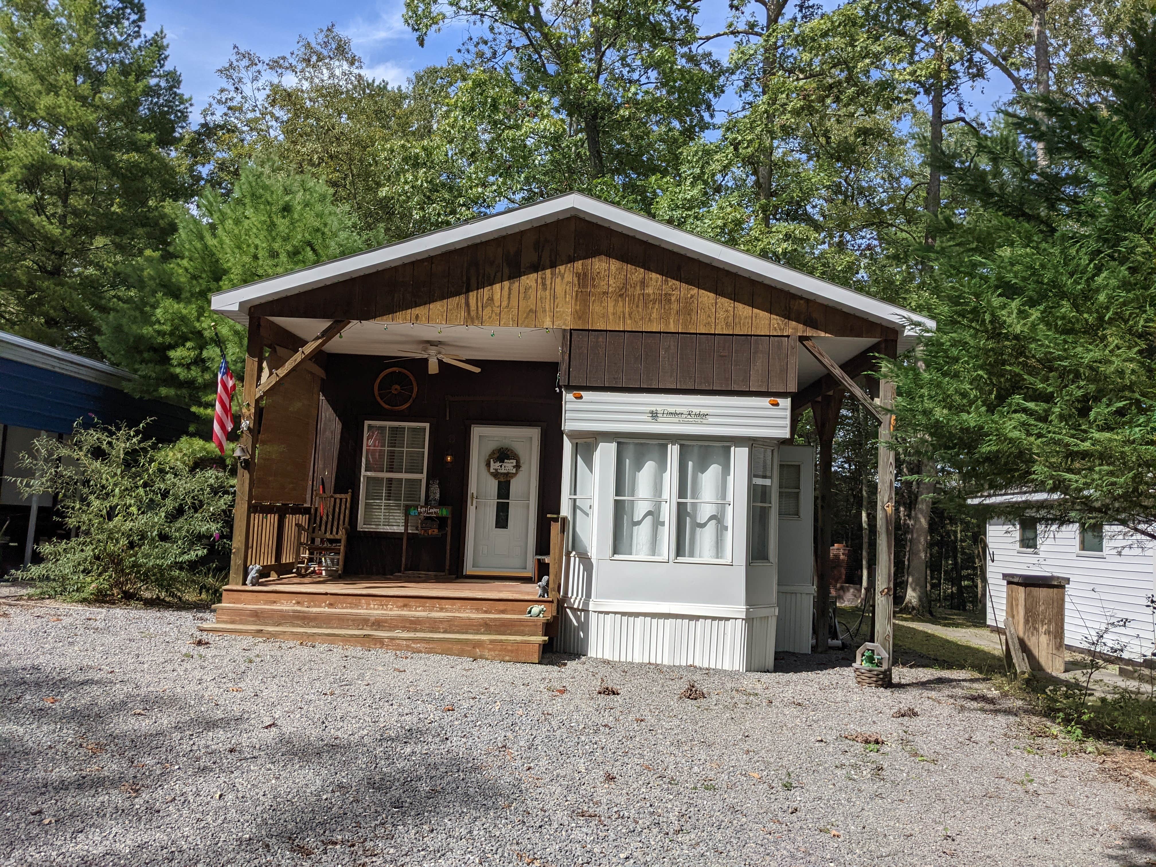 Sammii D.'s photo of a cabin at Rvino - Ridge Rider Campground, LLC near Saxton, PA