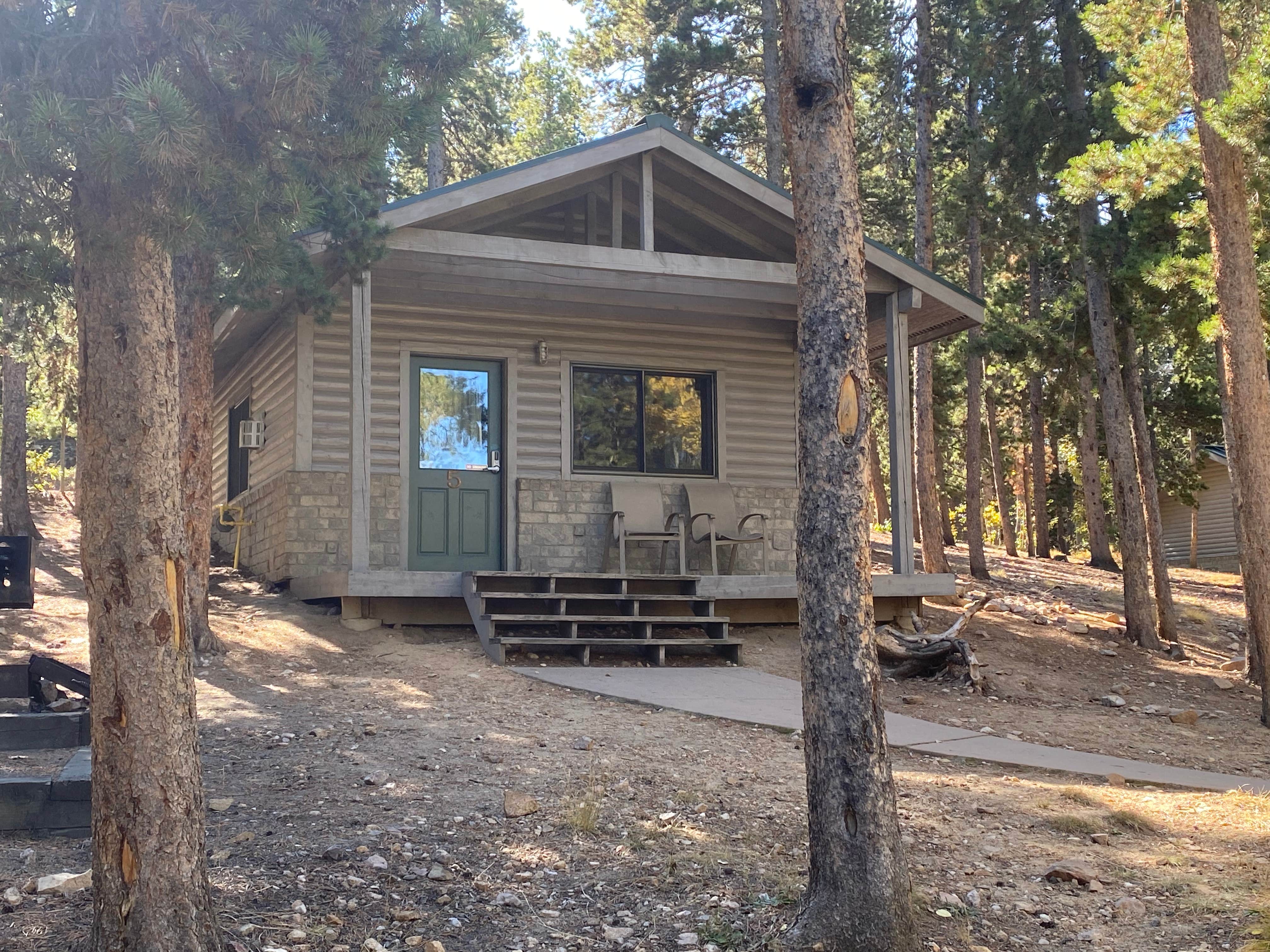 Fabio O.'s photo of glamping accommodations at Reverend's Ridge Campground — Golden Gate Canyon near Nederland, CO