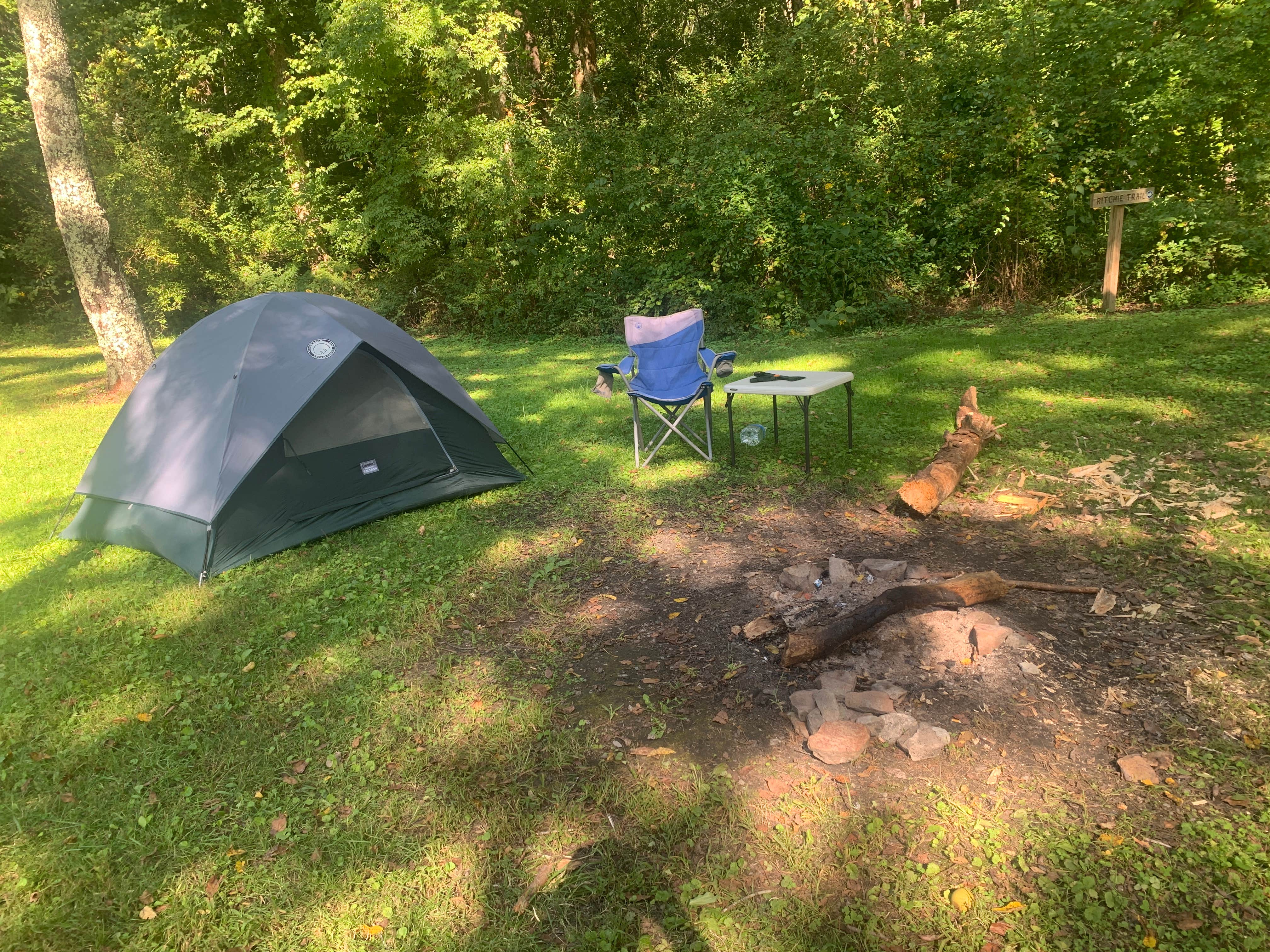 William S.'s photo of tent camping at Davis Pond Campsite near Signal Mountain, TN