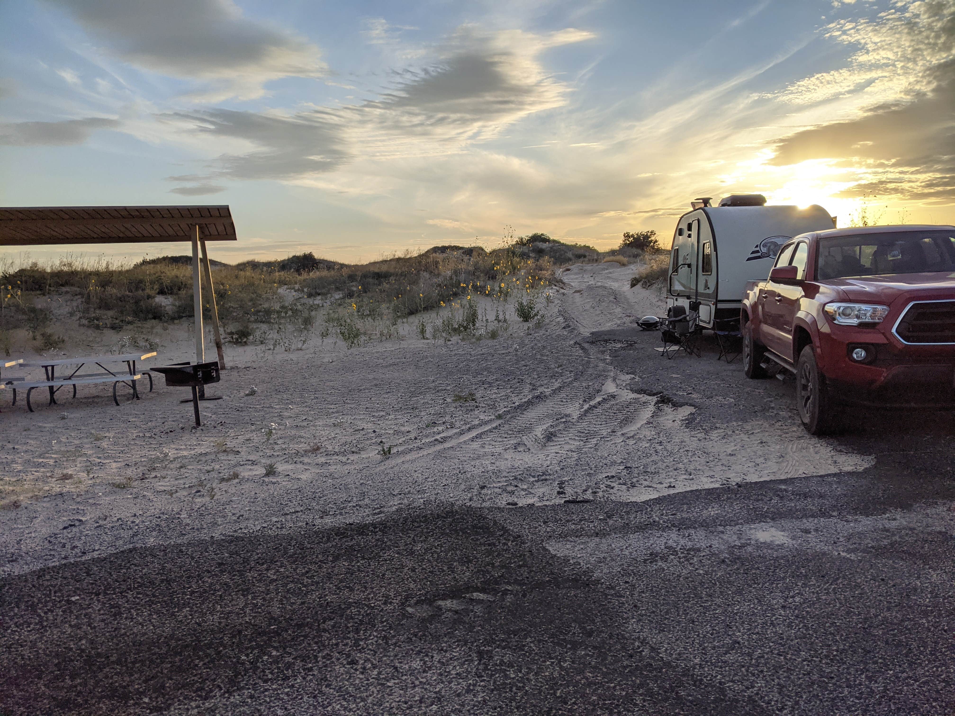 Laura F.'s photo of rv camping at Monahans Sandhills State Park Campground near Midland, TX