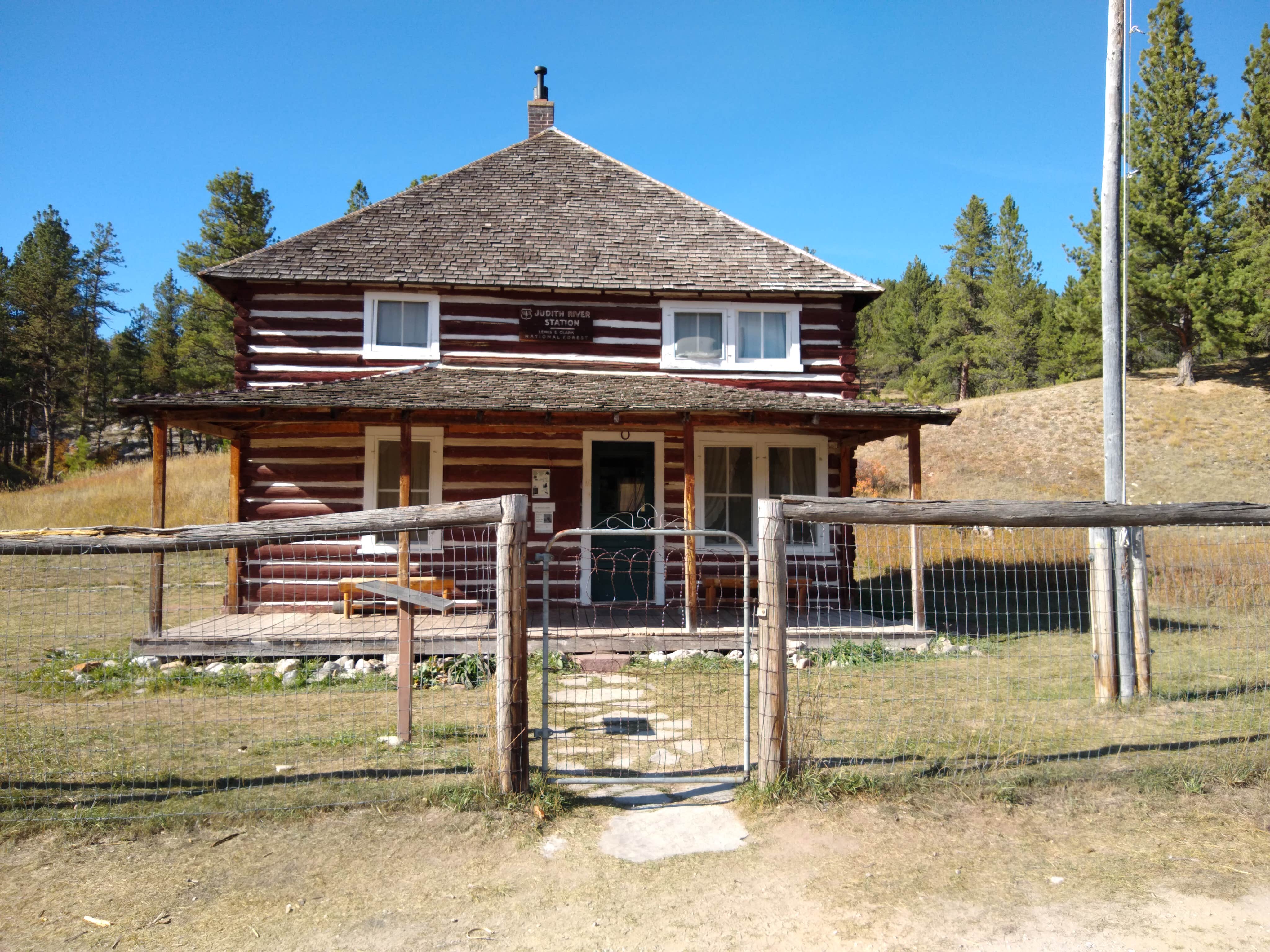 Dexter I.'s photo of a cabin at Judith Guard Station near Geyser, MT