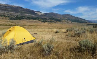 Dexter I.'s photo of tent camping at 2S3 Slough Creek - Yellowstone NP back country campsite — Yellowstone National Park near Red Lodge, MT