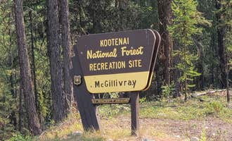 Camping near Koocanusa Resort and Marina: McGillivray, Kootenai National Forest, Montana