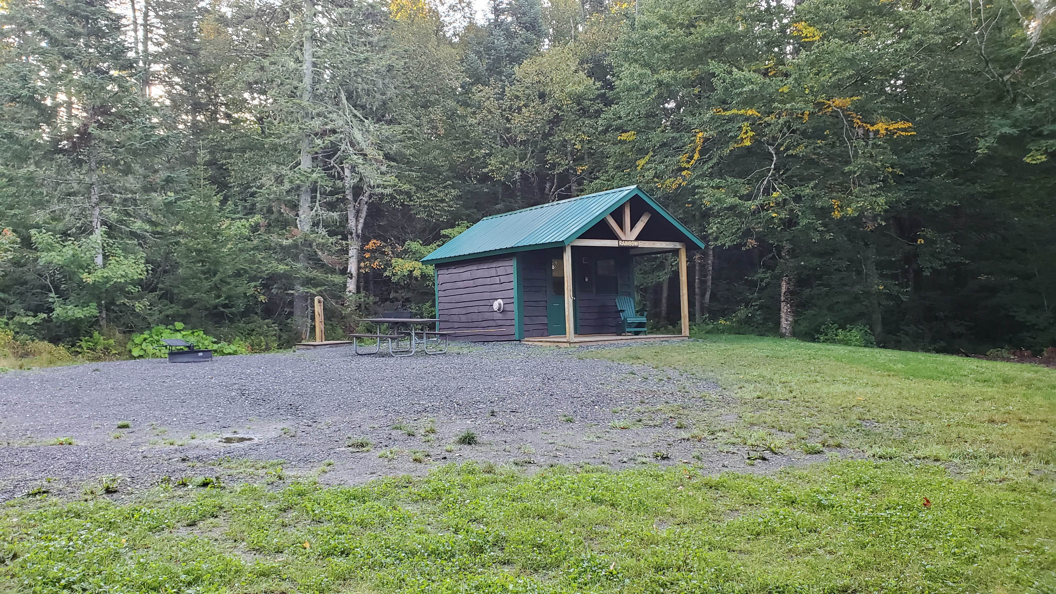 Miccal  M.'s photo of glamping accommodations at Coleman State Park Campground near Stratton, ME