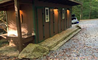 Rebecca's photo of glamping accommodations at Moonshine Creek Campground near Greensboro, NC