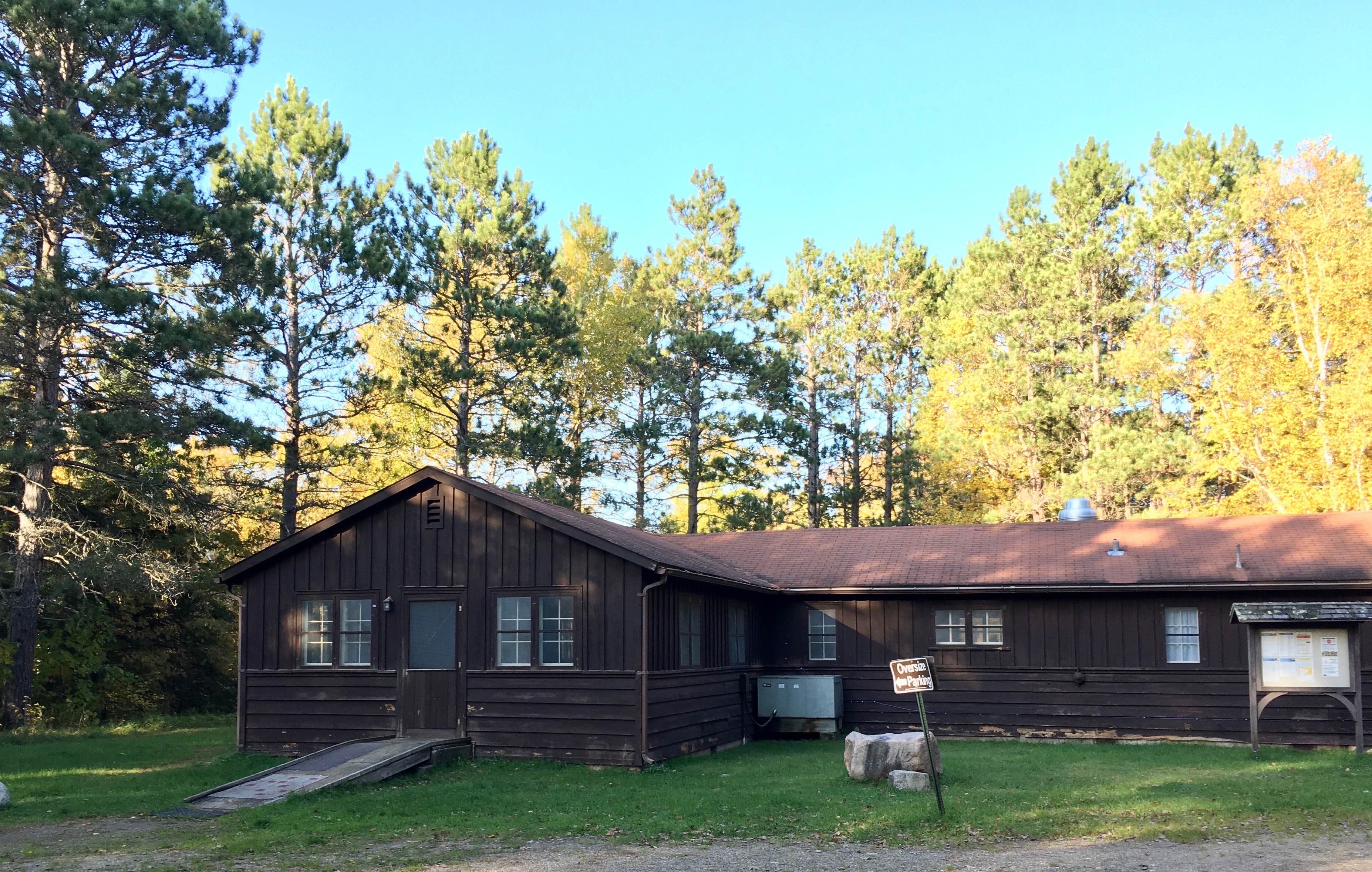 Janet R.'s photo of a cabin at Lake Ozawindib Group Center — Itasca State Park near Midway, MN