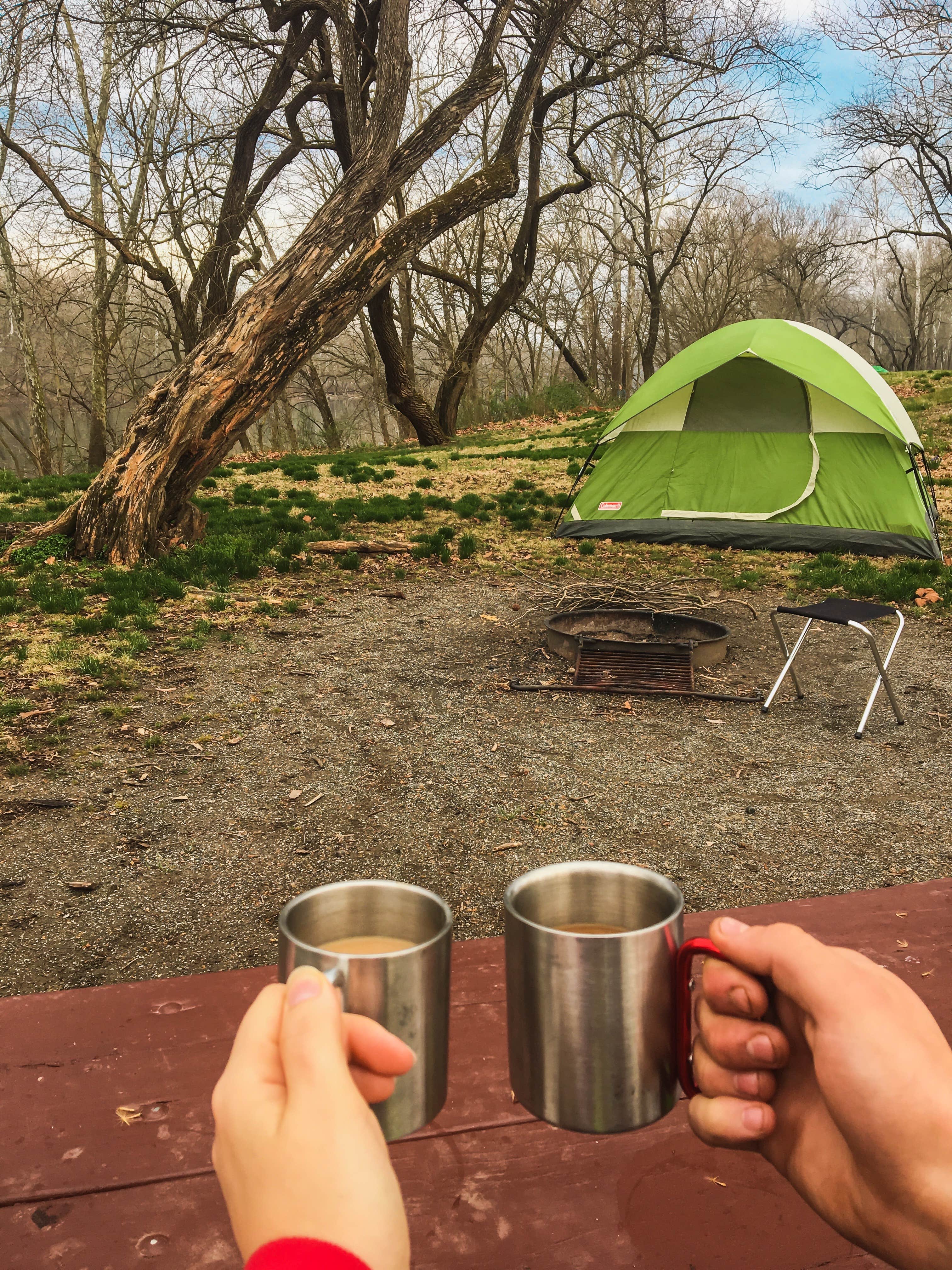 Casey L.'s photo of tent camping at Antietam Creek Campground — Chesapeake and Ohio Canal National Historical Park near Hanover, PA