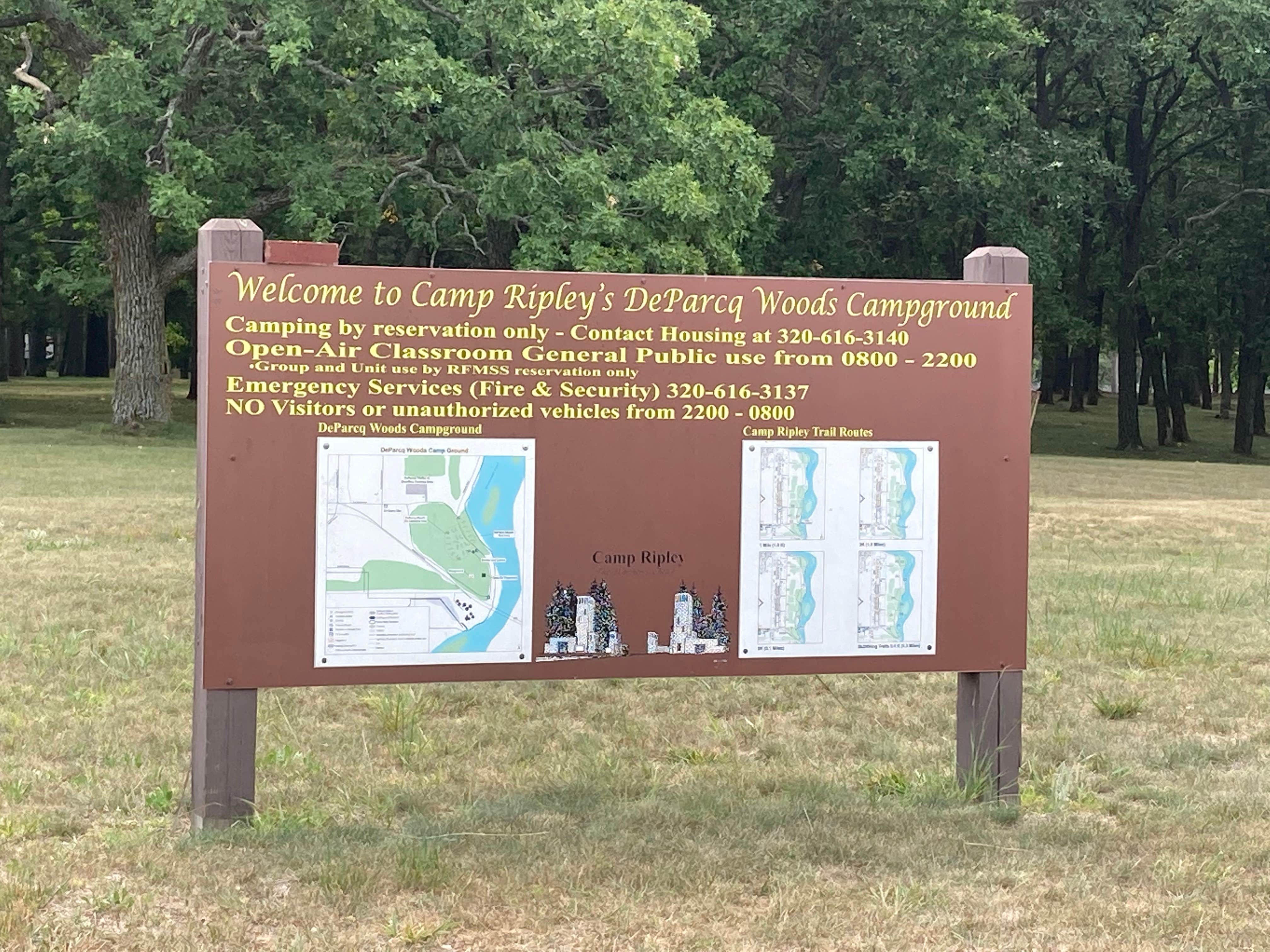 Camper-submitted photo at Military Park Camp Ripley DeParcq Woods Campground near Little Falls, MN