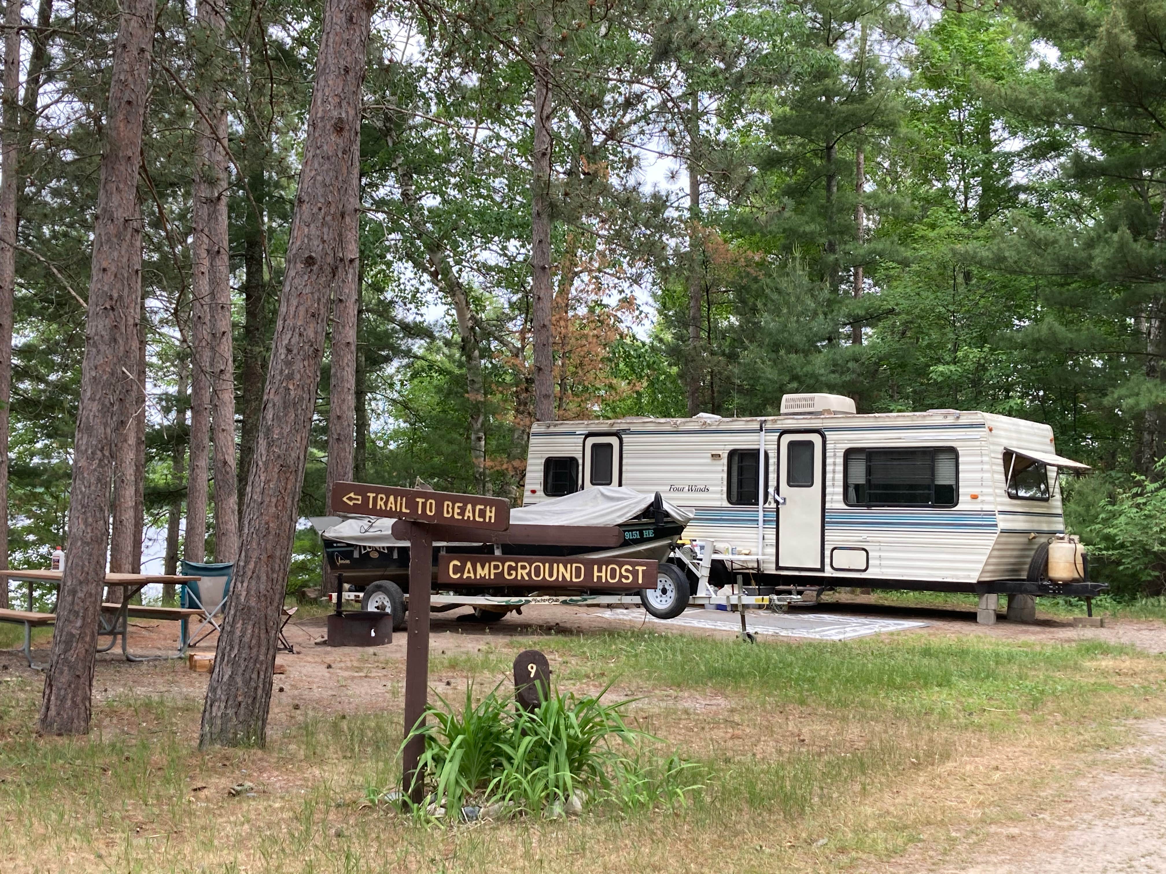 Janet R.'s photo of rv camping at Williams Narrows near Bigfork, MN