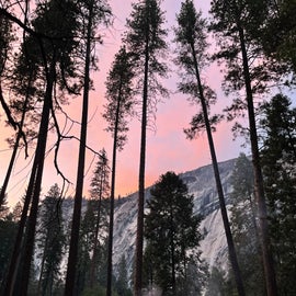 a beautiful Yosemite sunset