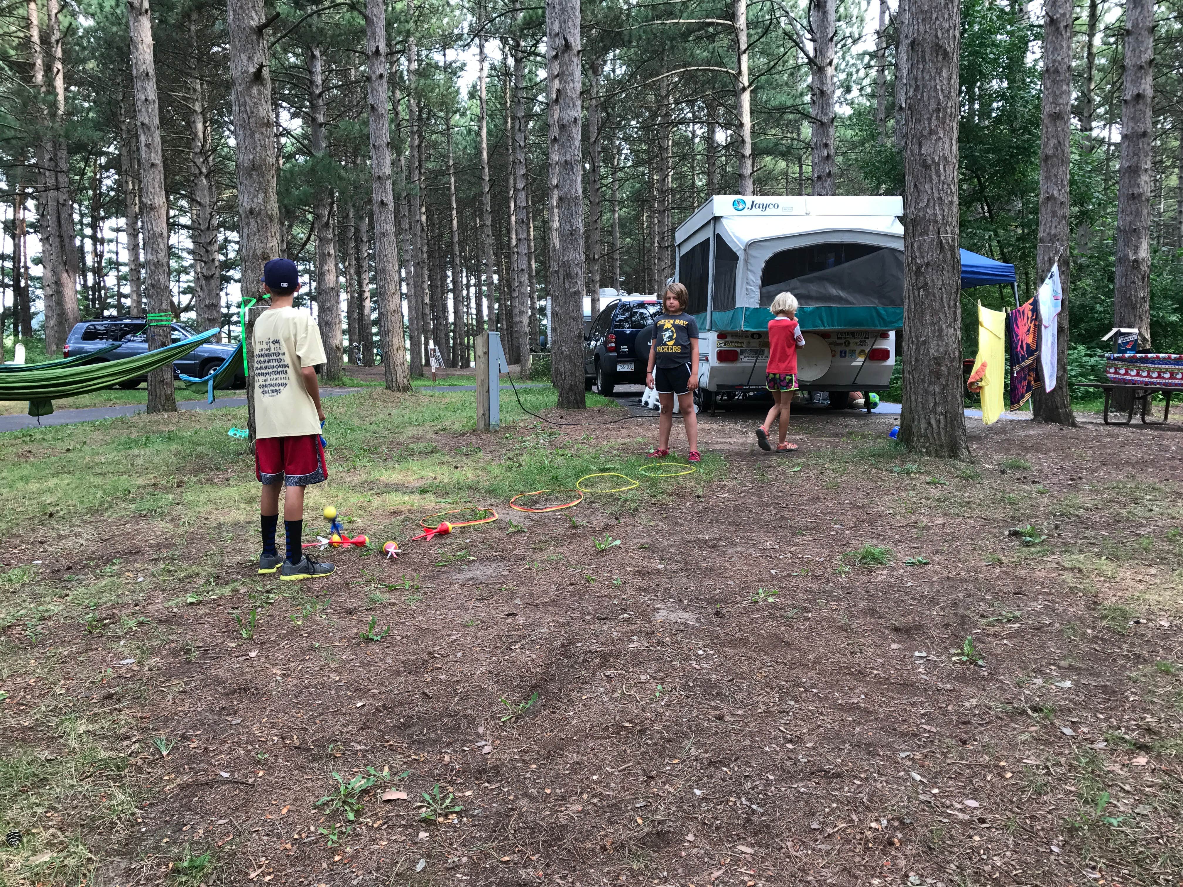 Sara K.'s photo of rv camping at Kohler-Andrae State Park near Kiel, WI