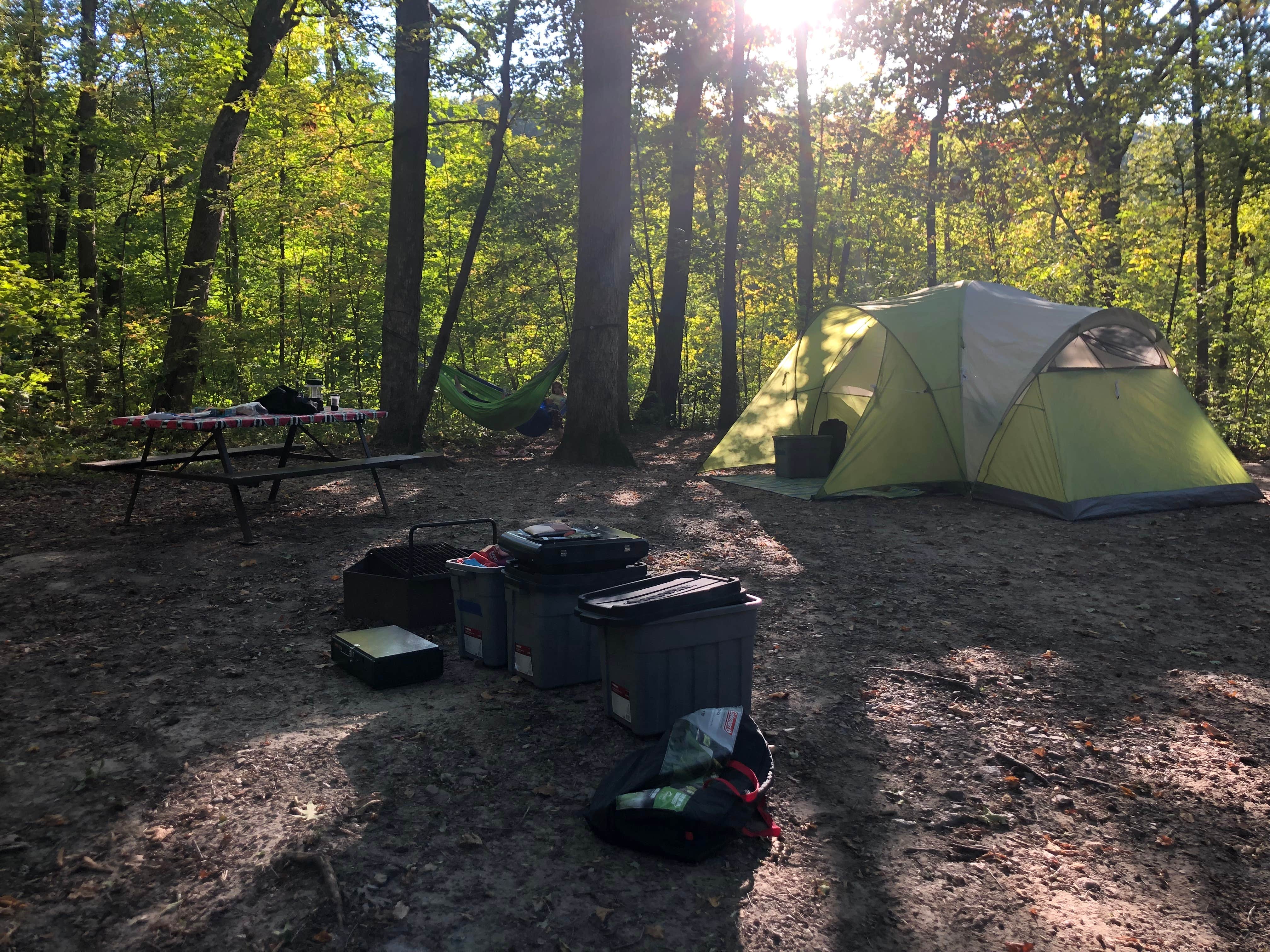 Mitch R.'s photo at Northern Lights Campground — Devils Lake State Park near Portage, WI
