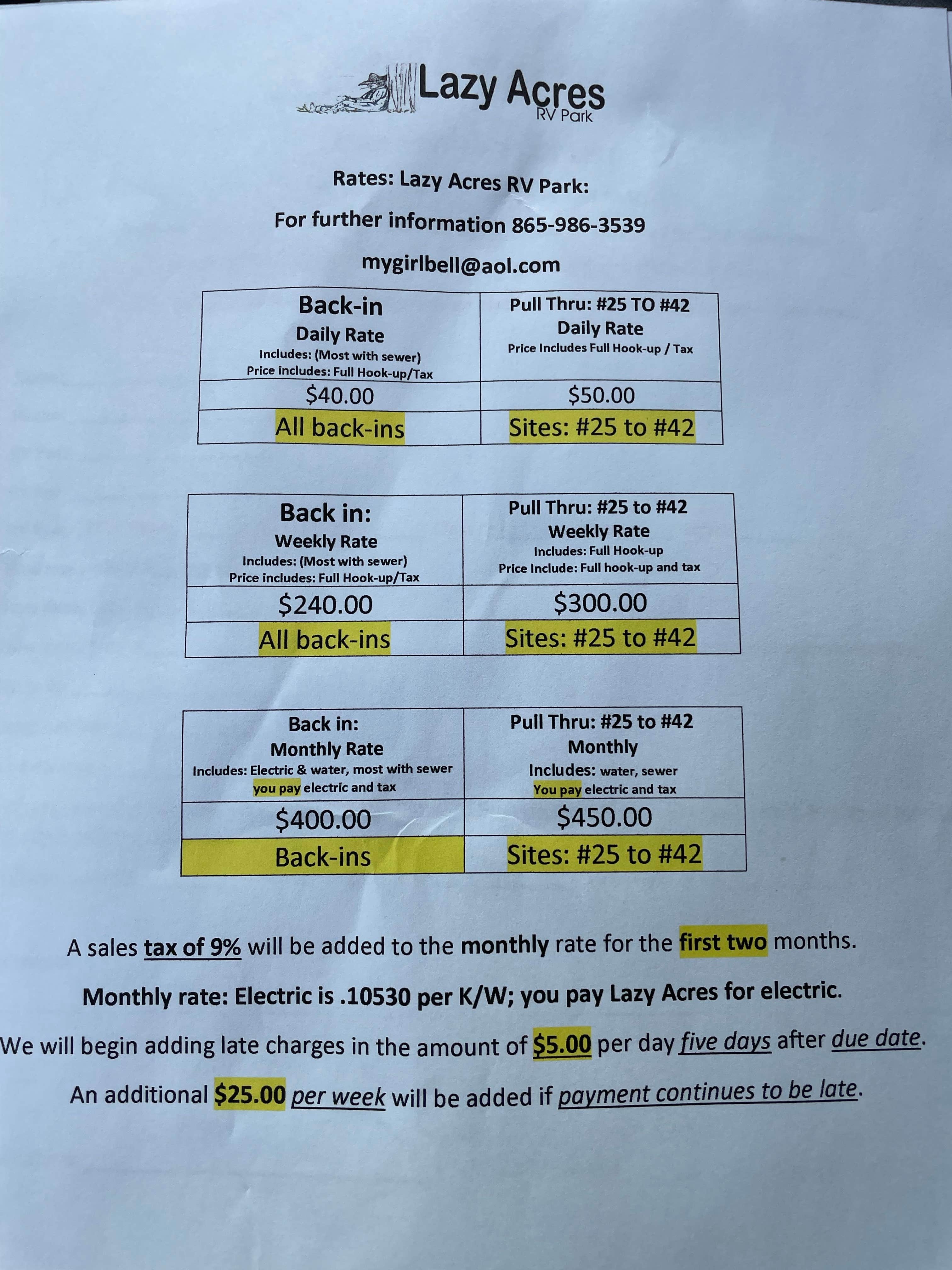 Camper-submitted photo at Lazy Acres RV Park near Loudon, TN