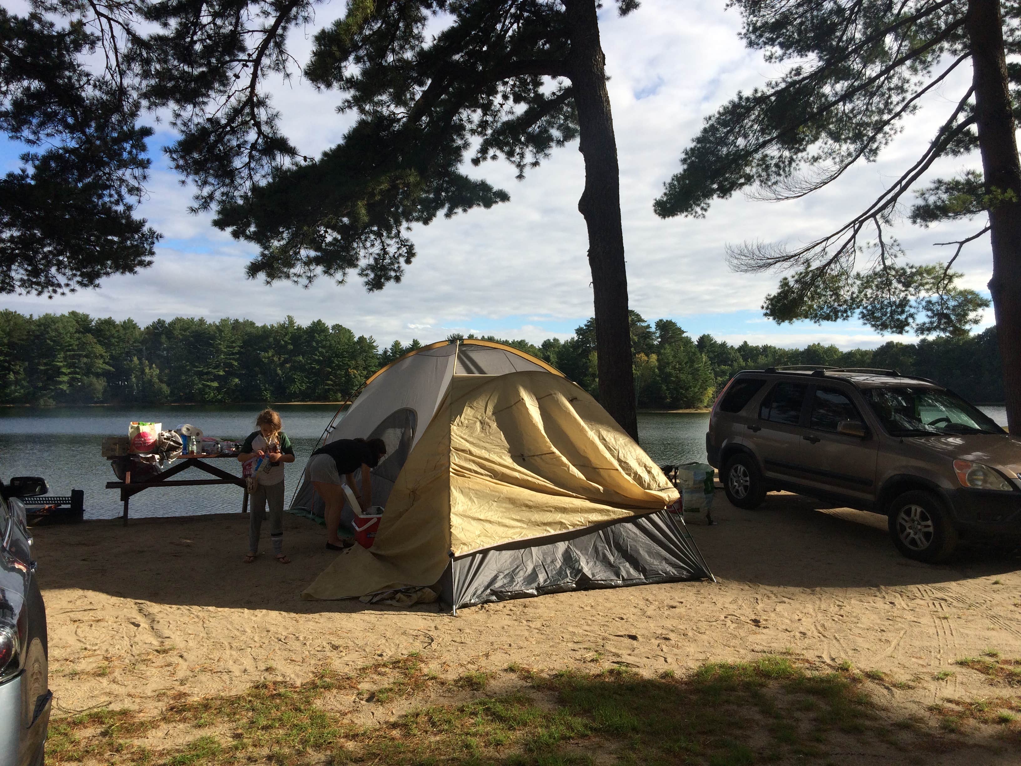 Jamie M.'s photo at Wassamki Spring Camping Area near Cape Elizabeth, ME